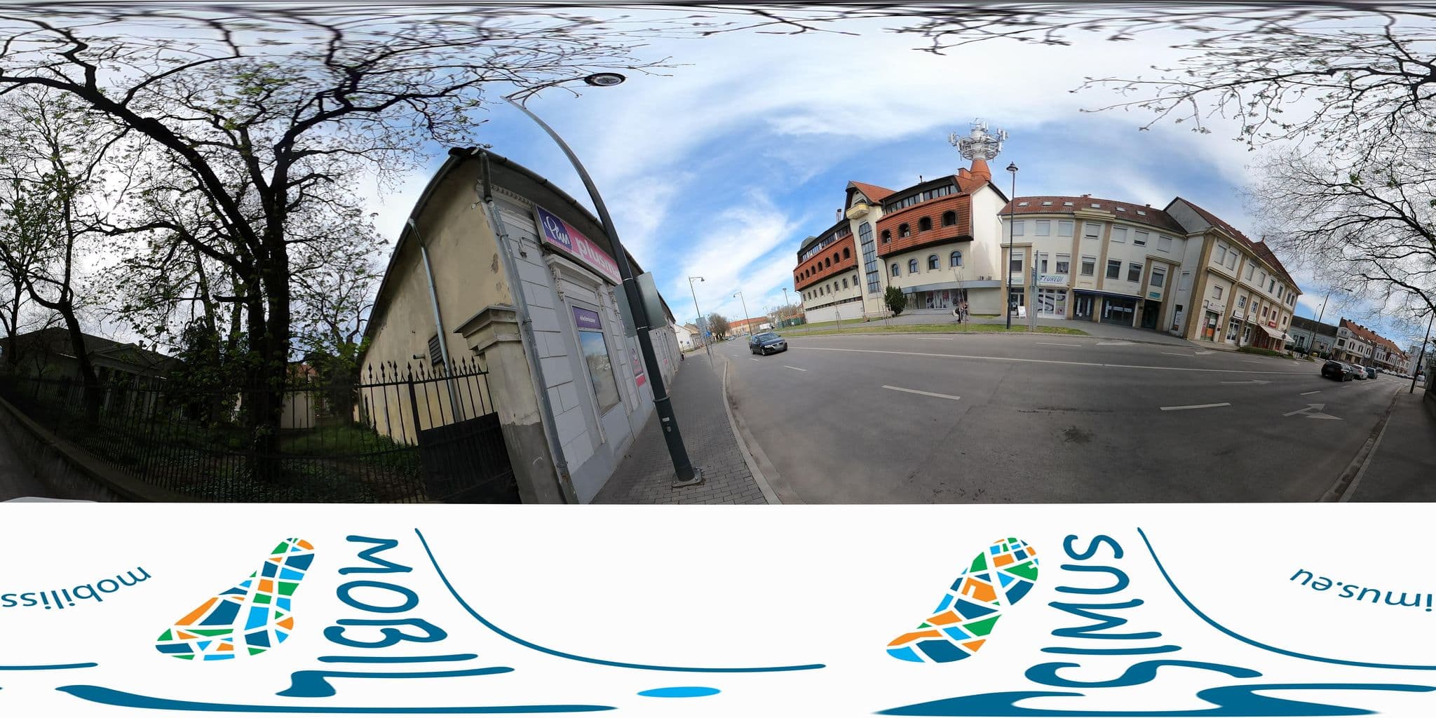 Street view near Gimi Kávézó és Panzió, Baja — © Antissimo (CC BY-SA · Mapillary)