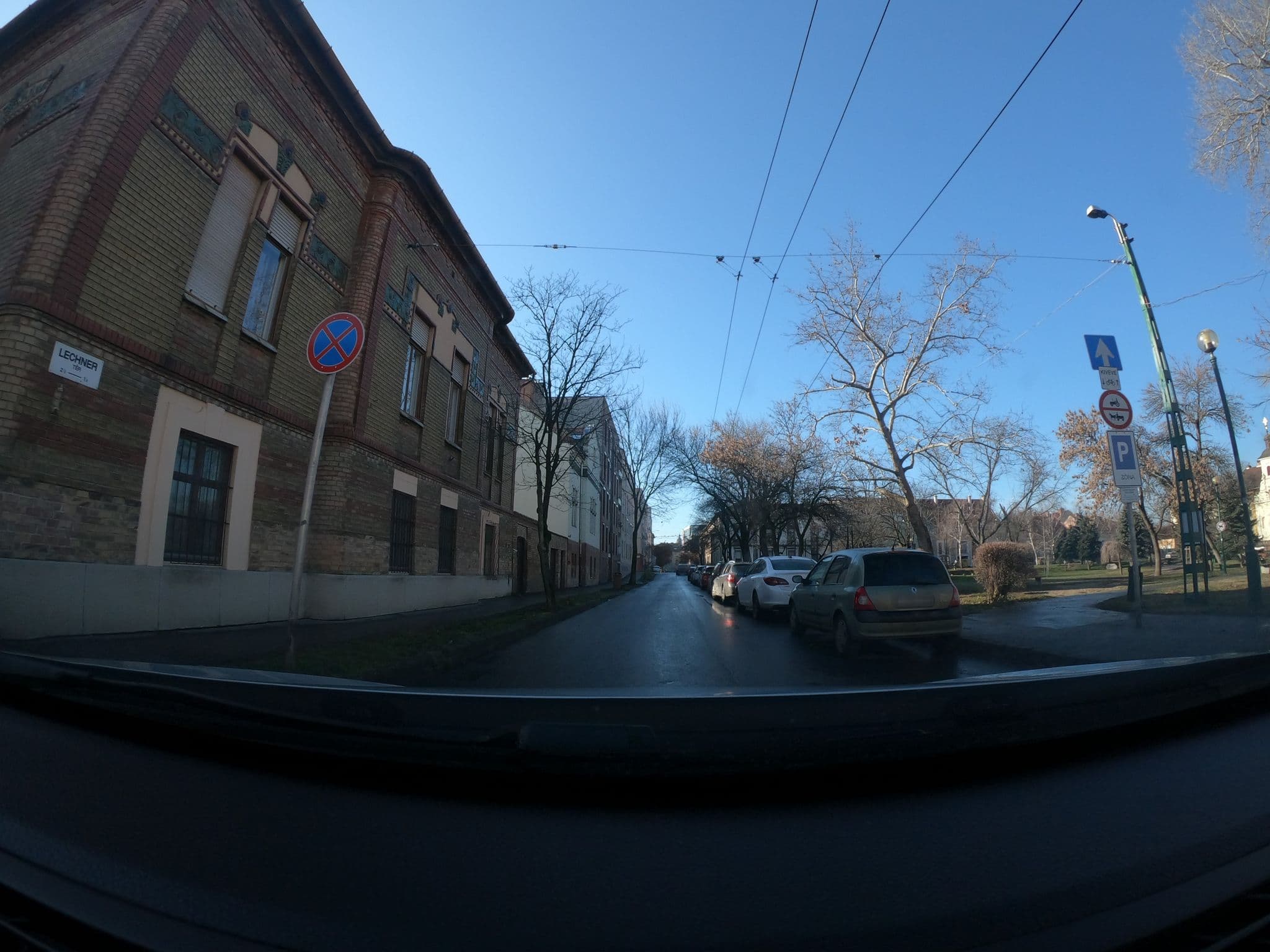 Street view near Lechner Mansion, Szeged — © vst (CC BY-SA · Mapillary)