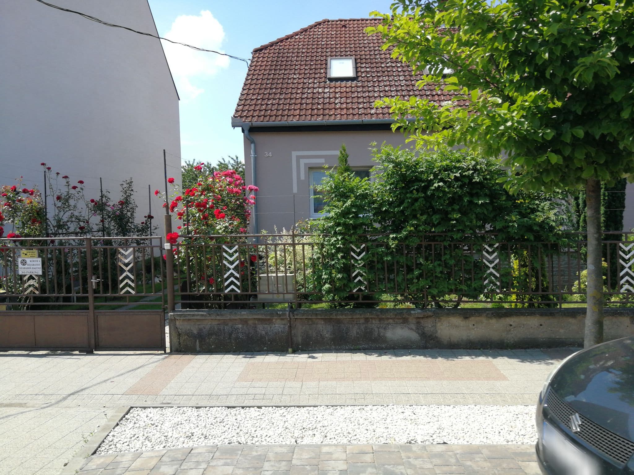 Street view near Rubin Relax Apartman Sárvár, Sárvár — © lihalla (CC BY-SA · Mapillary)