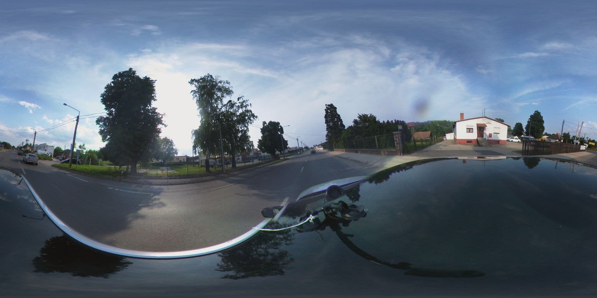 Street view near Bástya Fogadó, Zalaegerszeg — © kami911 (CC BY-SA · Mapillary)