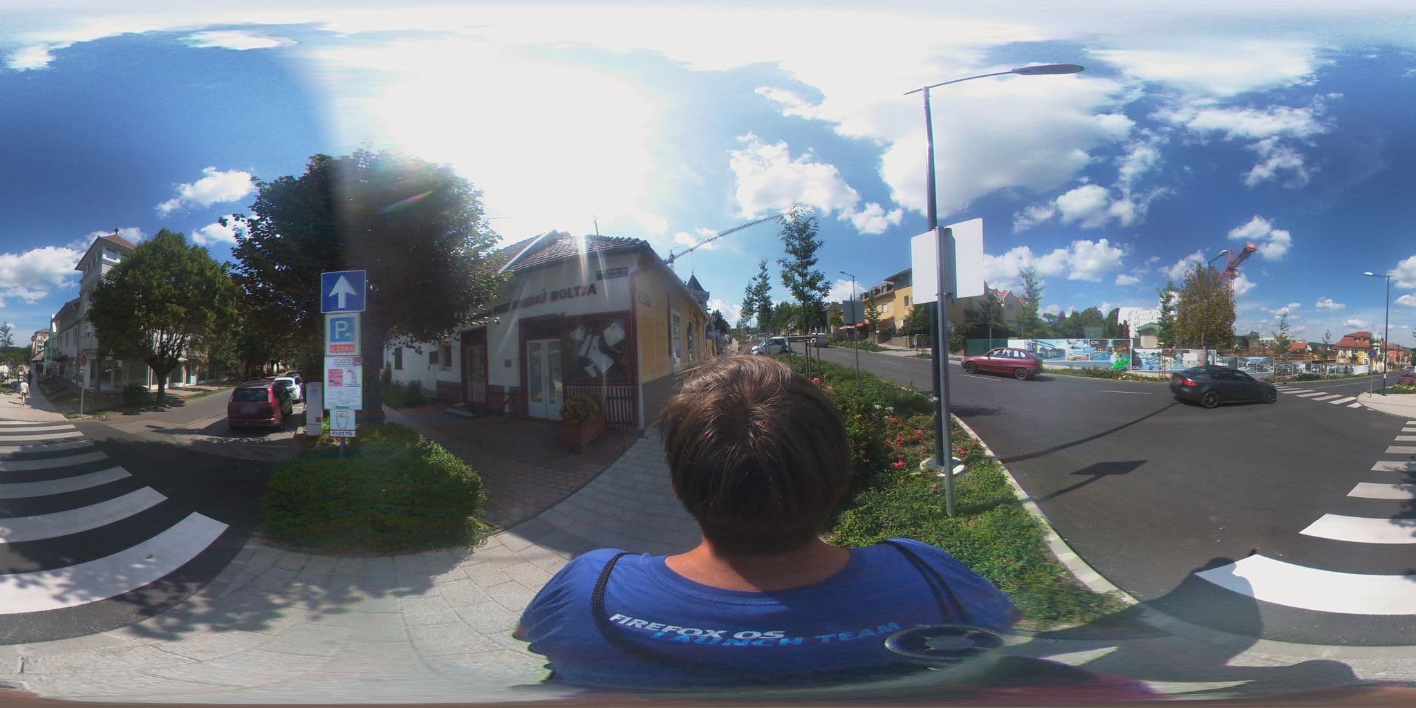 Street view near Blue Villa Appartement House, Hévíz — © kami911 (CC BY-SA · Mapillary)