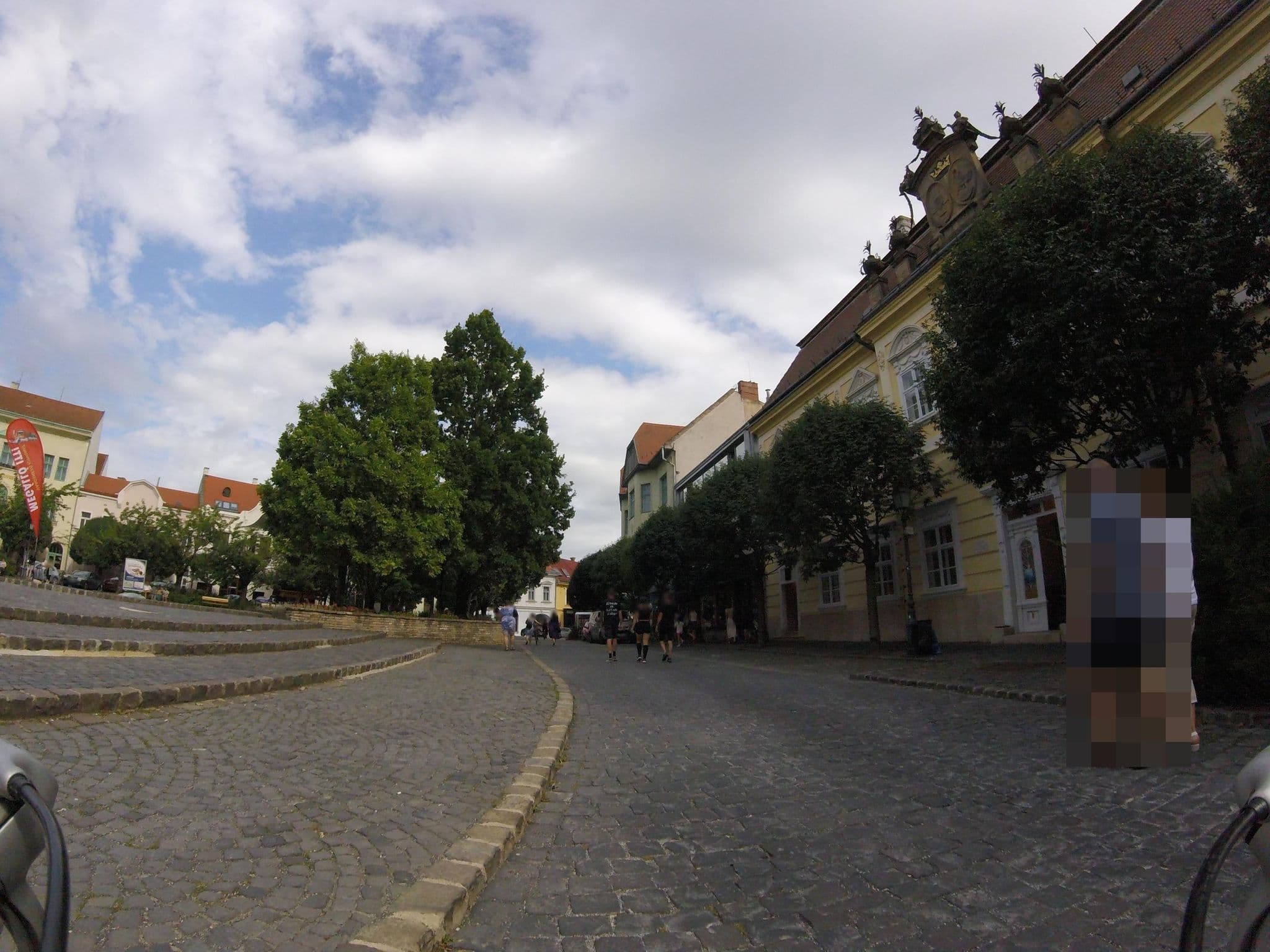 Street view near Veszprém belvárosi önálló apartman lakás, fizetővendég szállás, Veszprém — © goprohero (CC BY-SA · Mapillary)