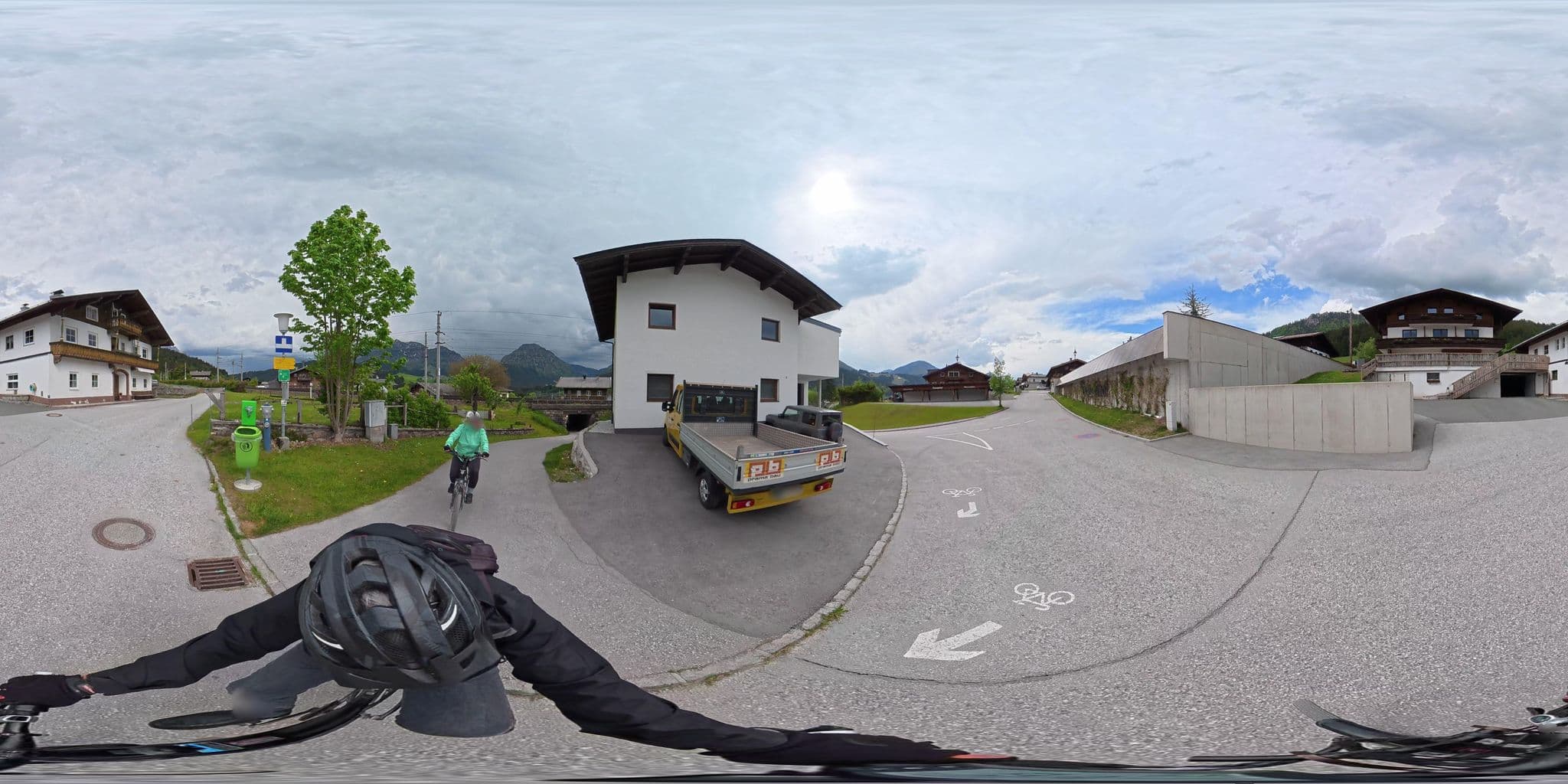 Street view near Pension Waldhausen, Hochfilzen — © osmplus_org (CC BY-SA · Mapillary)
