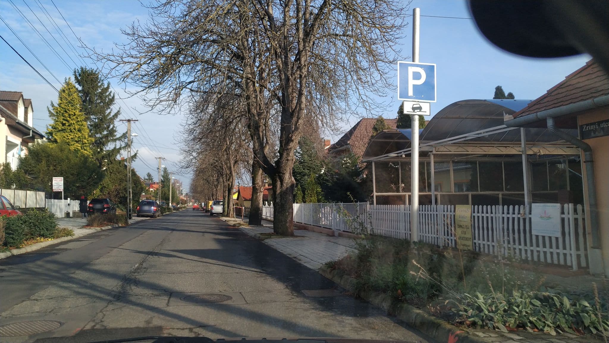Street view near Mária Appartements, Hévíz — © rieszj (CC BY-SA · Mapillary)