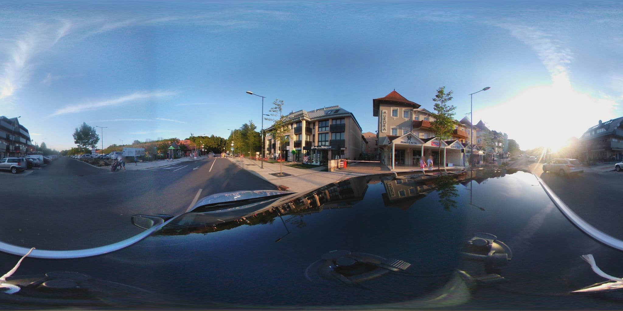 Street view near Árkád Apartman, Hévíz — © kami911 (CC BY-SA · Mapillary)