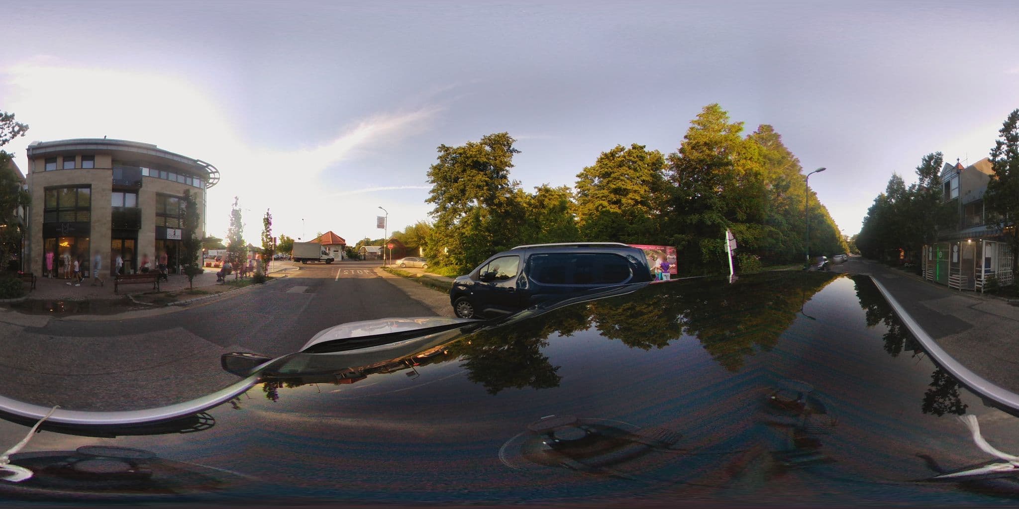 Street view near Brilló Apartments, Hévíz — © kami911 (CC BY-SA · Mapillary)