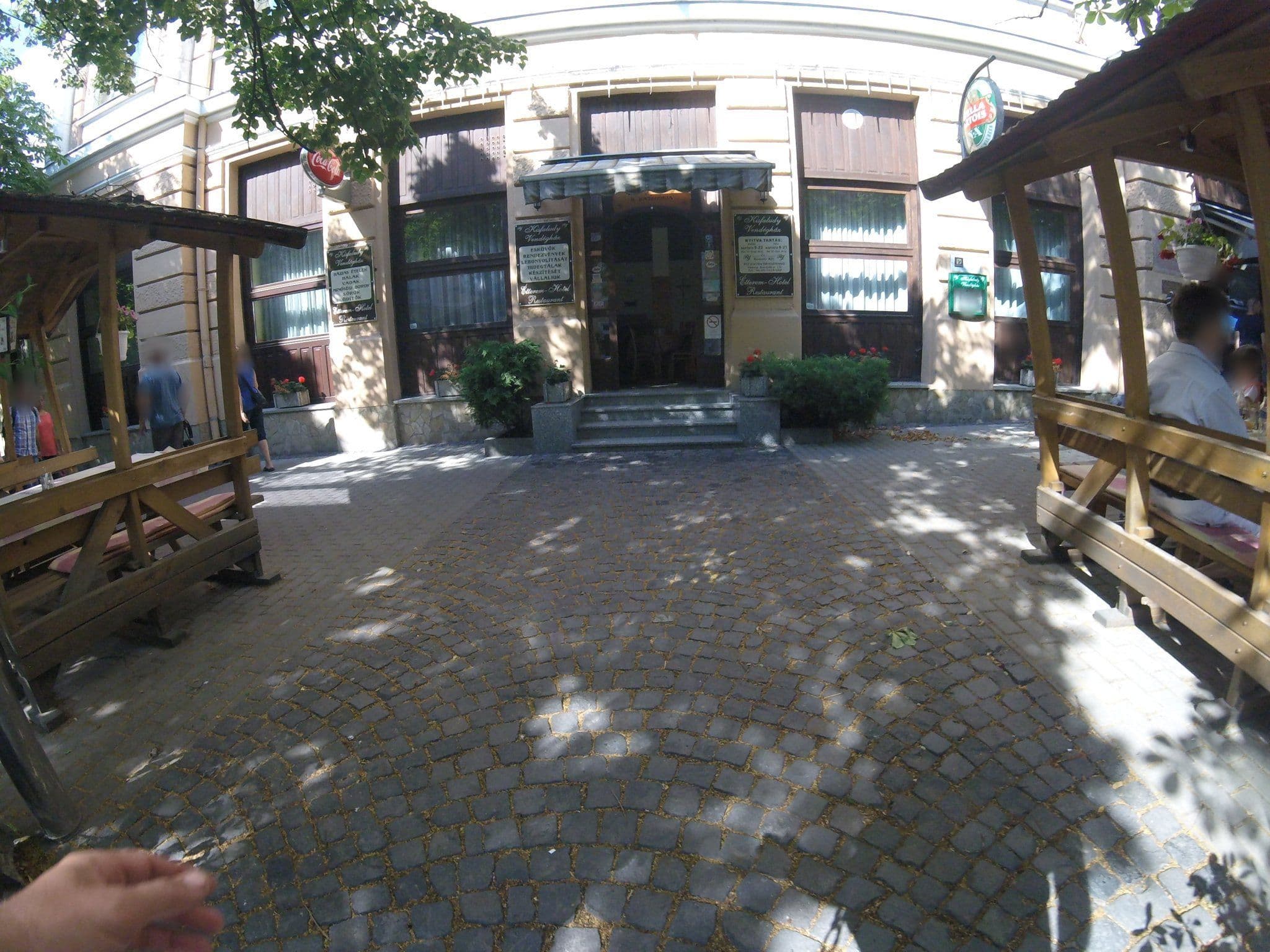 Street view near Kisfaludy Hotel és Étterem, Sümeg — © utvonalfelmeresek (CC BY-SA · Mapillary)