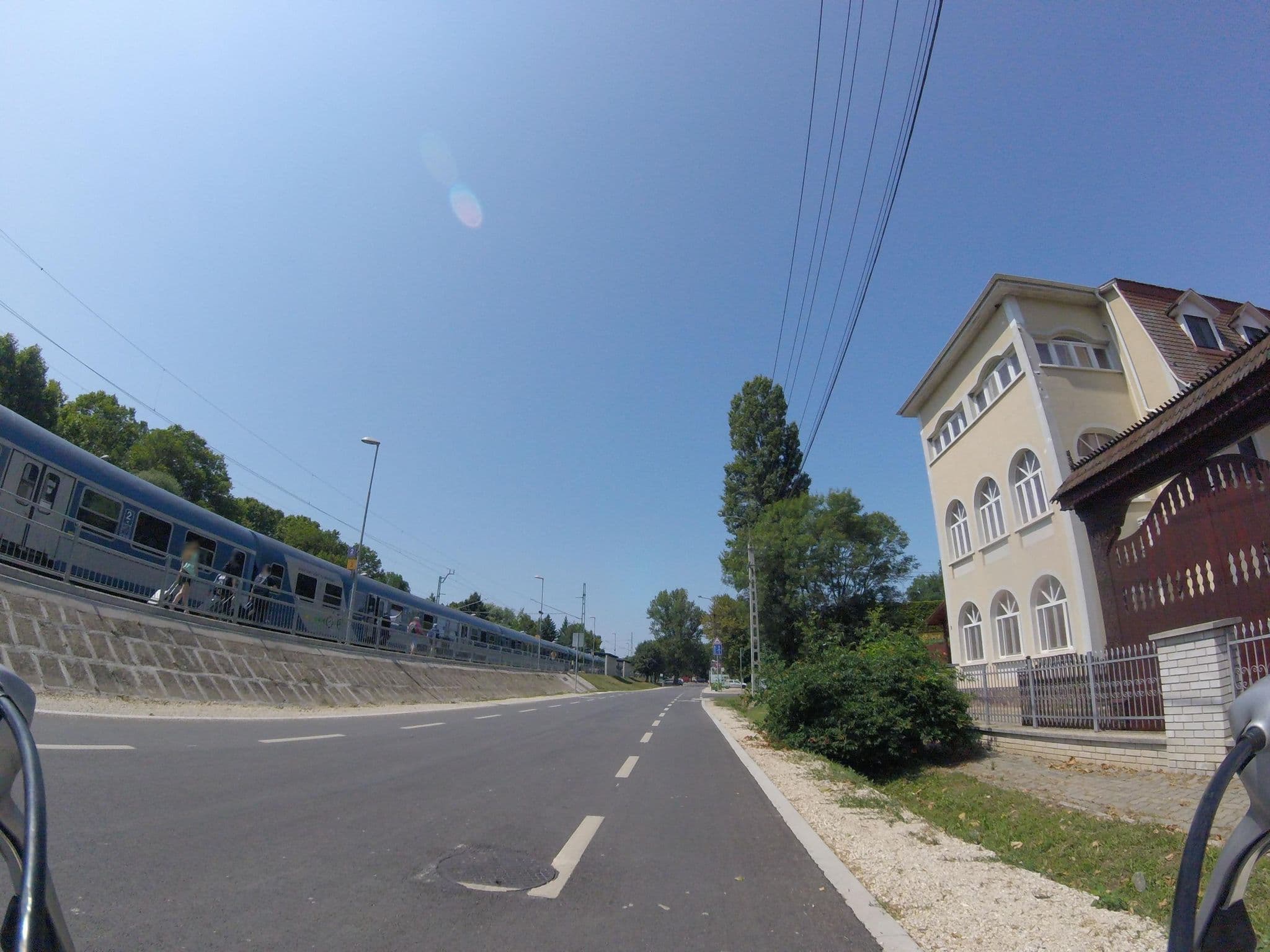 Street view near Nosztalgia Hotel, Balatonszárszó — © goprohero (CC BY-SA · Mapillary)