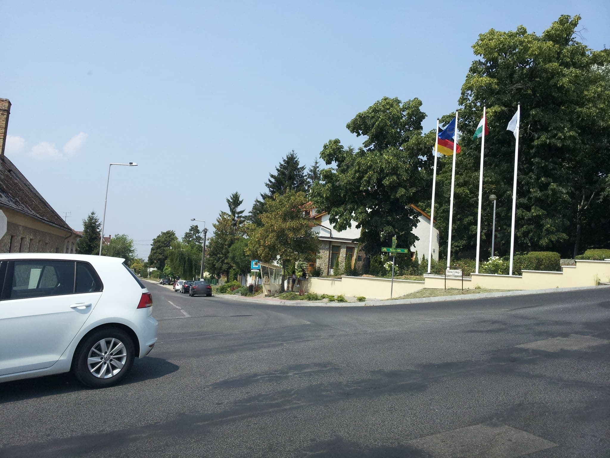 Street view near Pax Hotel, Pannonhalma — © kolesajr (CC BY-SA · Mapillary)