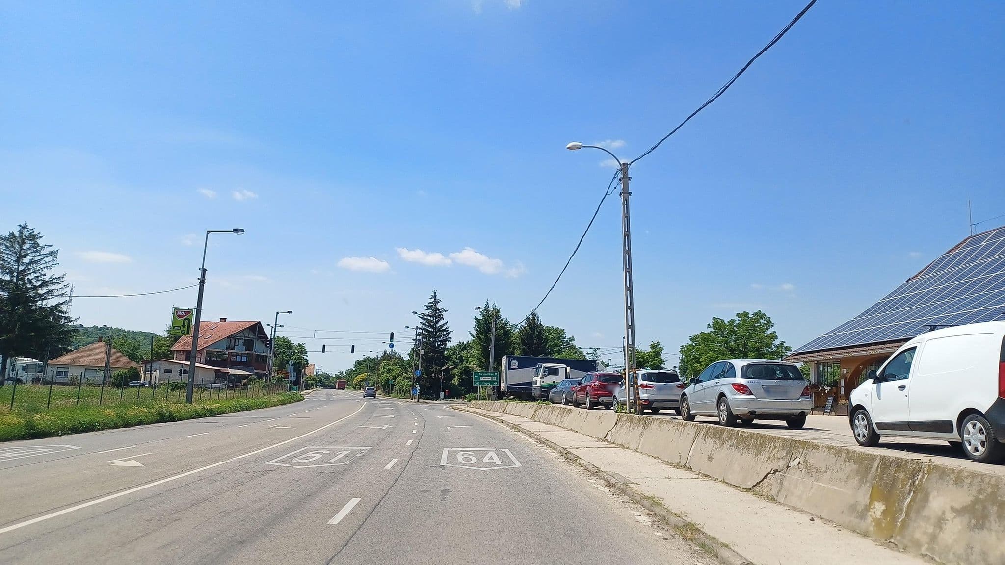 Street view near Tulipán Étterem és Panzió, Simontornya — © gpsjani (CC BY-SA · Mapillary)