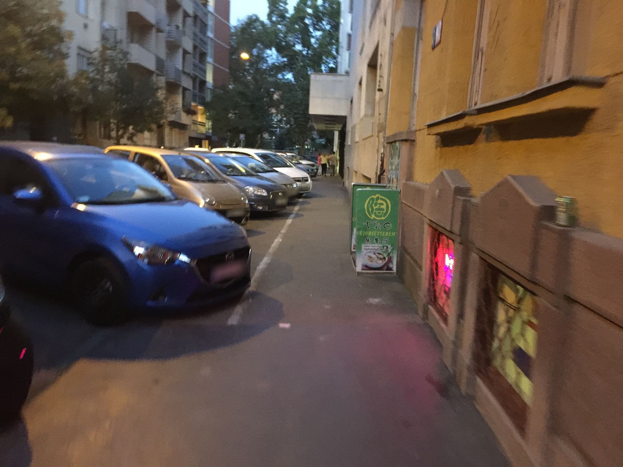 Street view near Nemes Apartment, Lágymányos — © tbalint8 (CC BY-SA · Mapillary)