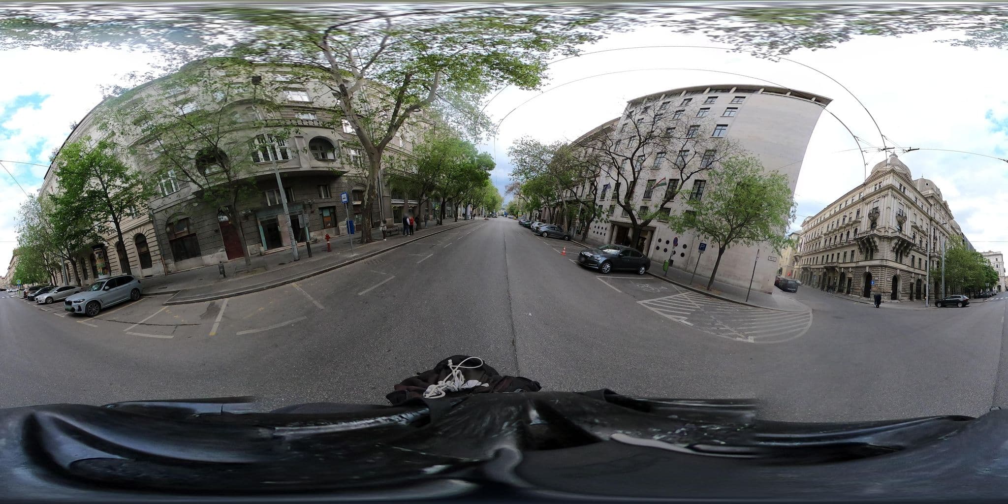 Street view near mira and spicy luxury apartments, Lipótváros — © grozsa11 (CC BY-SA · Mapillary)