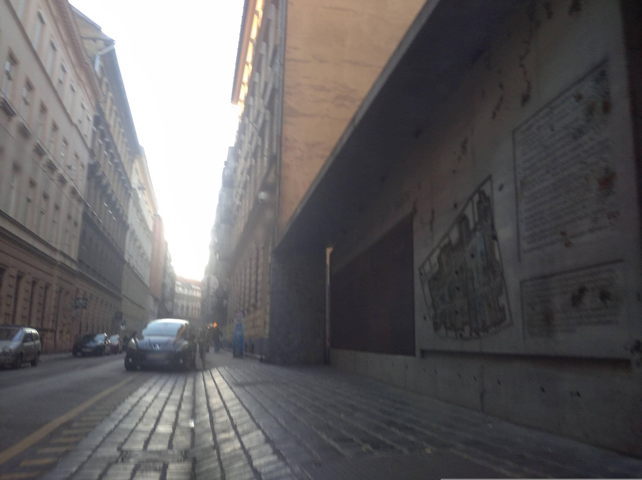 Street view near Hotel Cslifornia, Palotanegyed — © grozsa11 (CC BY-SA · Mapillary)