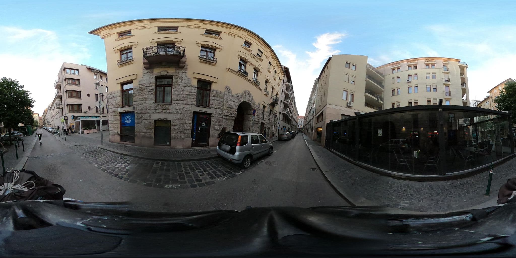 Street view near All-4U Apartments, Budapest V. kerület — © grozsa11 (CC BY-SA · Mapillary)