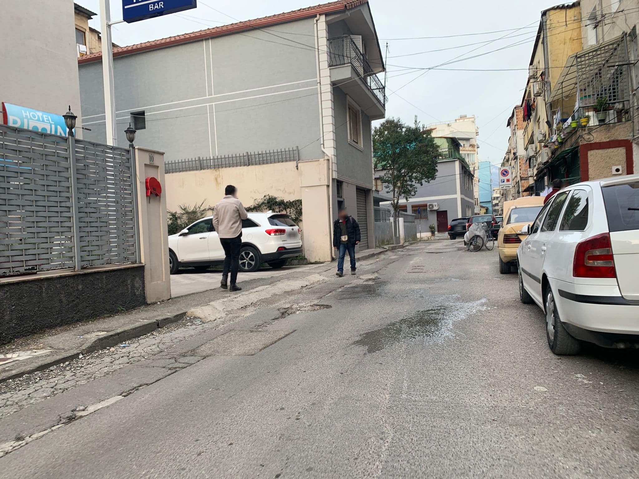 Street view near Hotel Rimini, Tirana