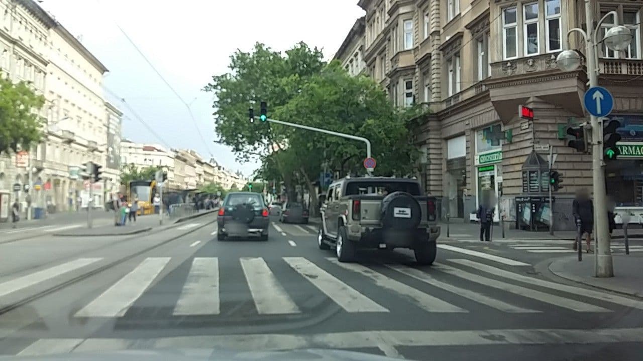 Street view near Home Made Hostel, Budapest VI. kerület — © vst (CC BY-SA · Mapillary)