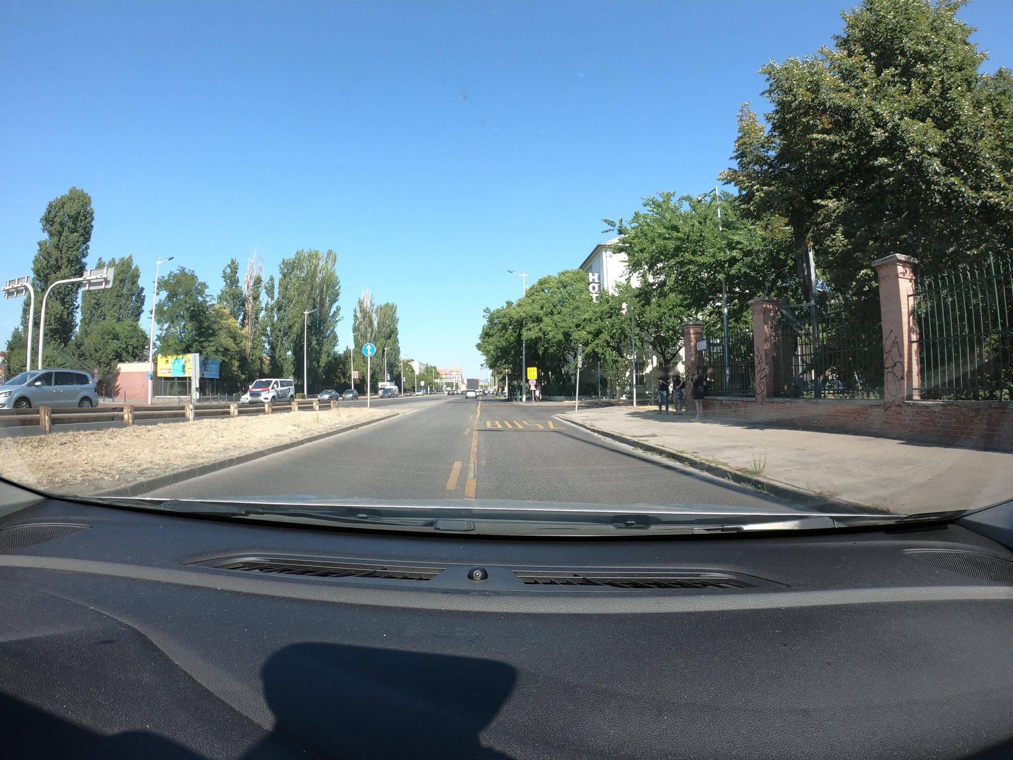 Street view near Hunguest Millennium Hotel, Ferencváros — © vst (CC BY-SA · Mapillary)