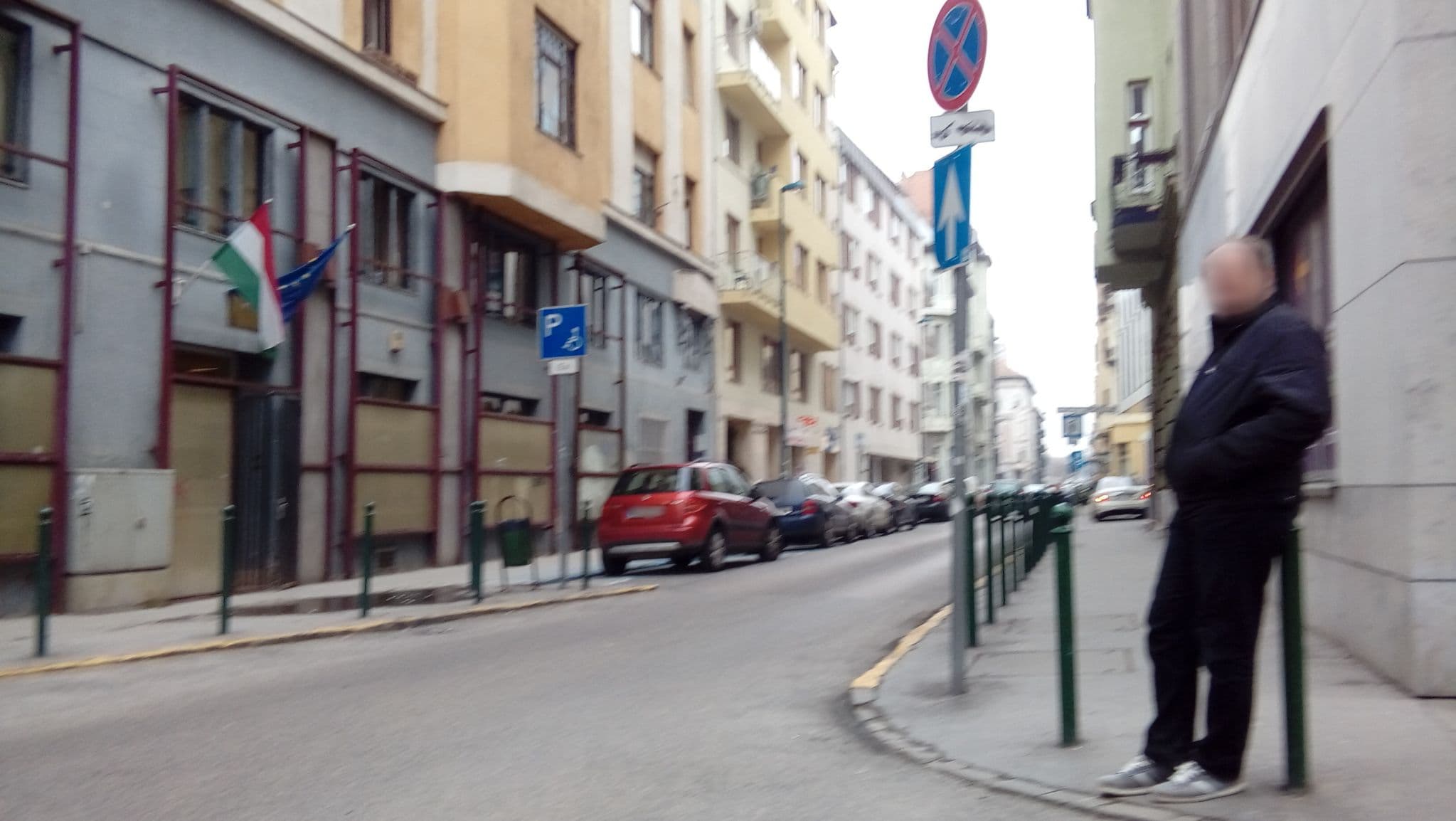Street view near Centrum Apartments, Józsefváros — © andras (CC BY-SA · Mapillary)