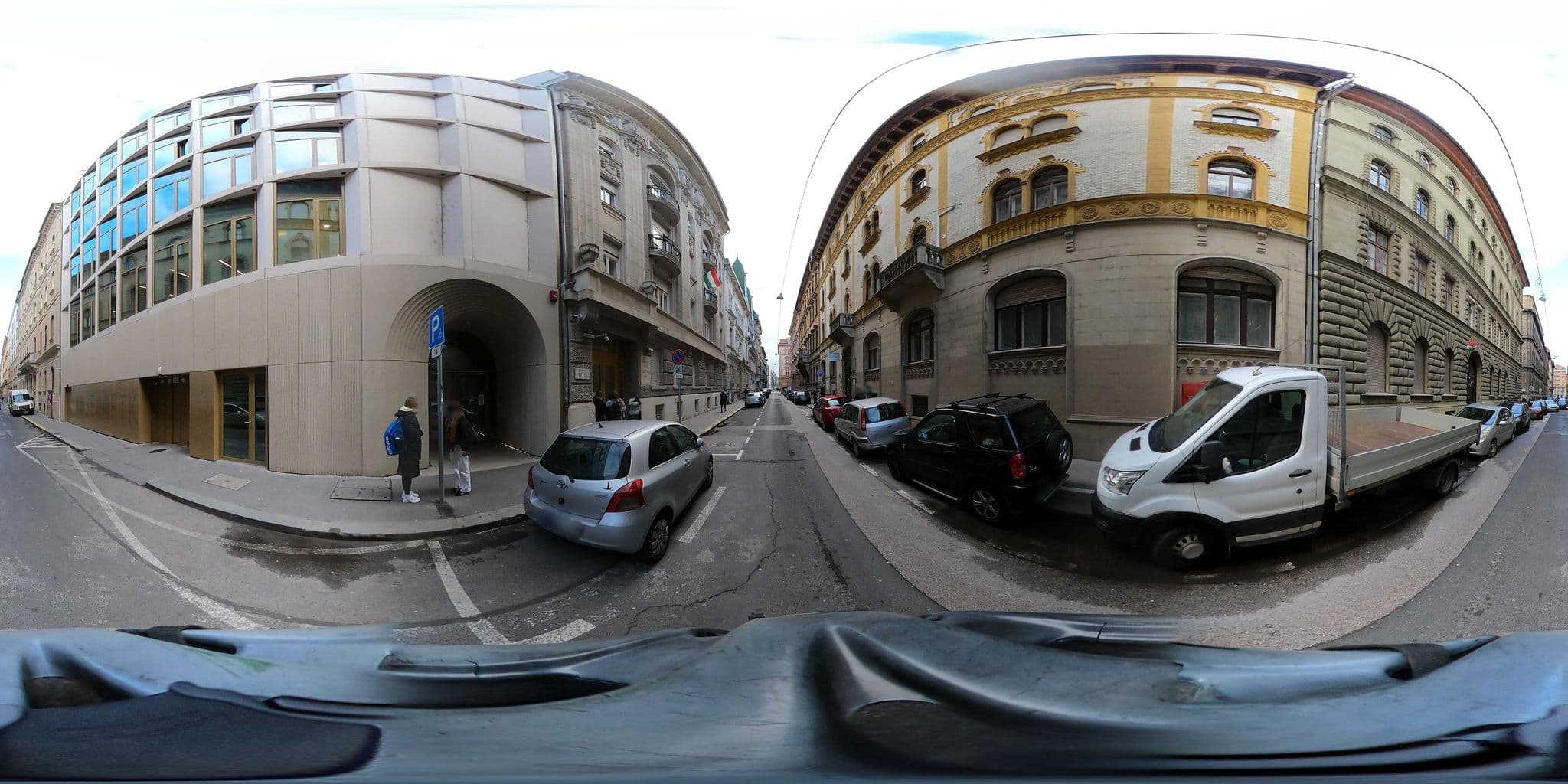 Street view near Grand Imperial Palace, Palotanegyed — © grozsa11 (CC BY-SA · Mapillary)