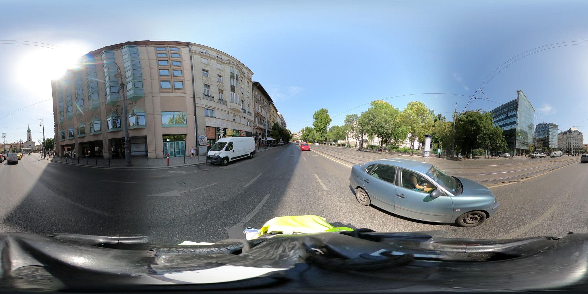 Street view near Amber Pearl Apartment, Palotanegyed — © grozsa11 (CC BY-SA · Mapillary)
