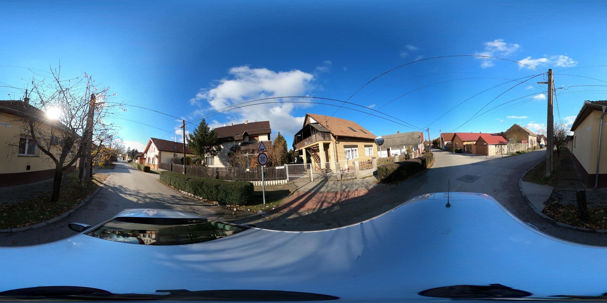 Street view near Airport Microstore Panzió, Vecsés — © vst (CC BY-SA · Mapillary)