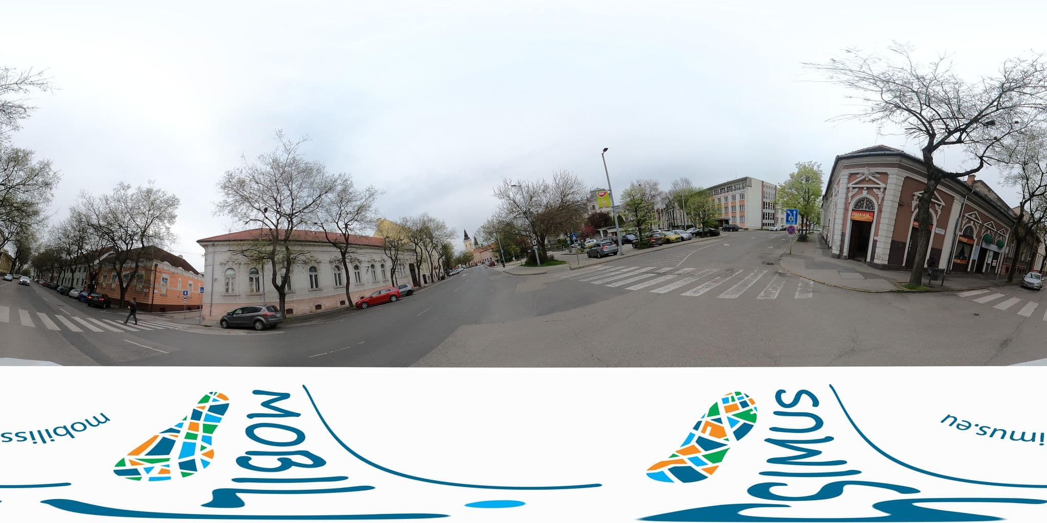 Street view near Hotel Három Gúnár, Kecskemét — © Antissimo (CC BY-SA · Mapillary)