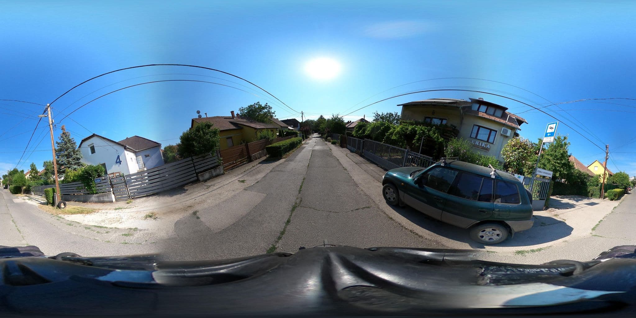 Street view near Erika Vendégház, Szentendre — © grozsa11 (CC BY-SA · Mapillary)