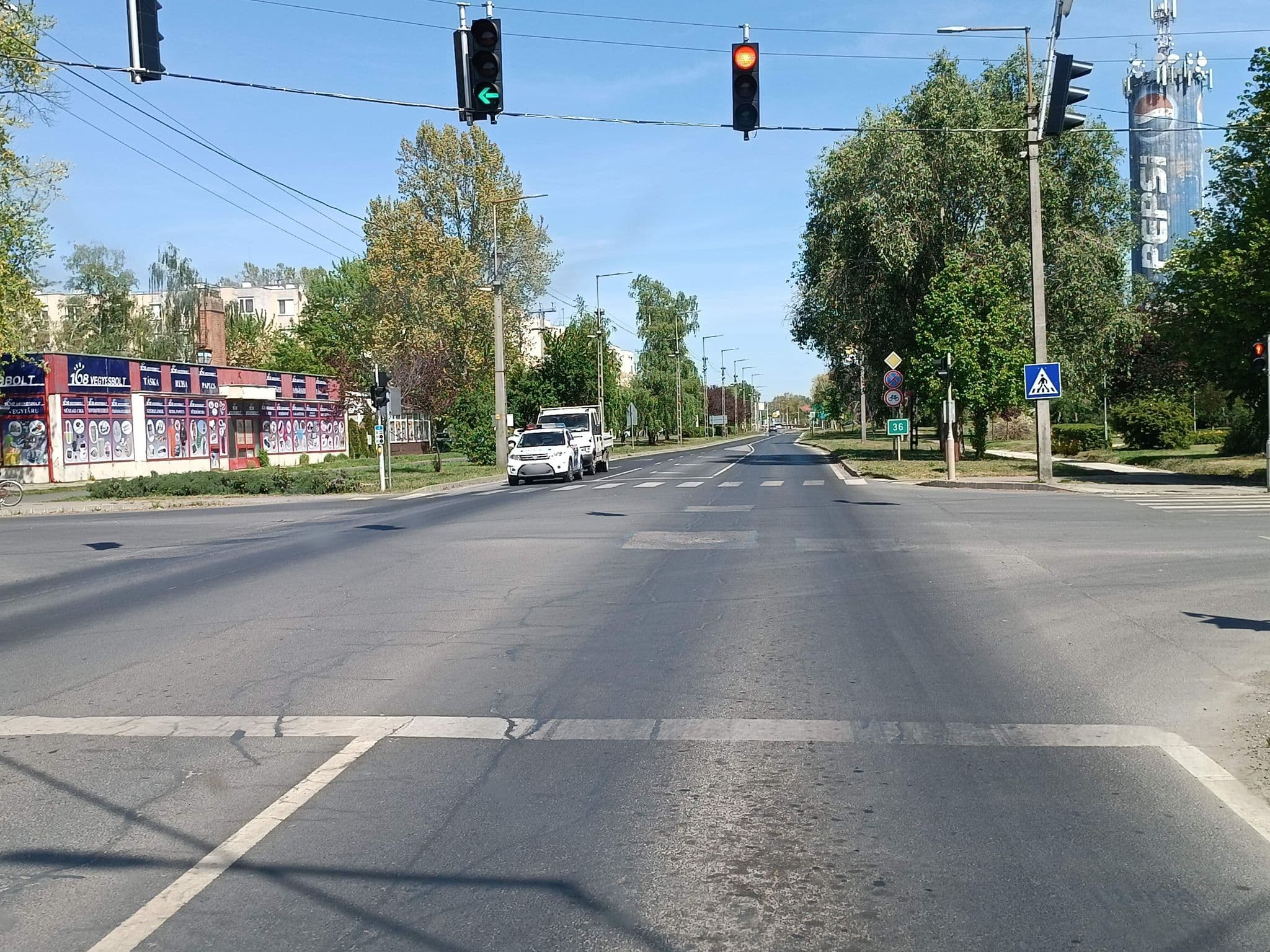 Street view near Napház Apartman, Tiszafüred — © JNSZ (CC BY-SA · Mapillary)