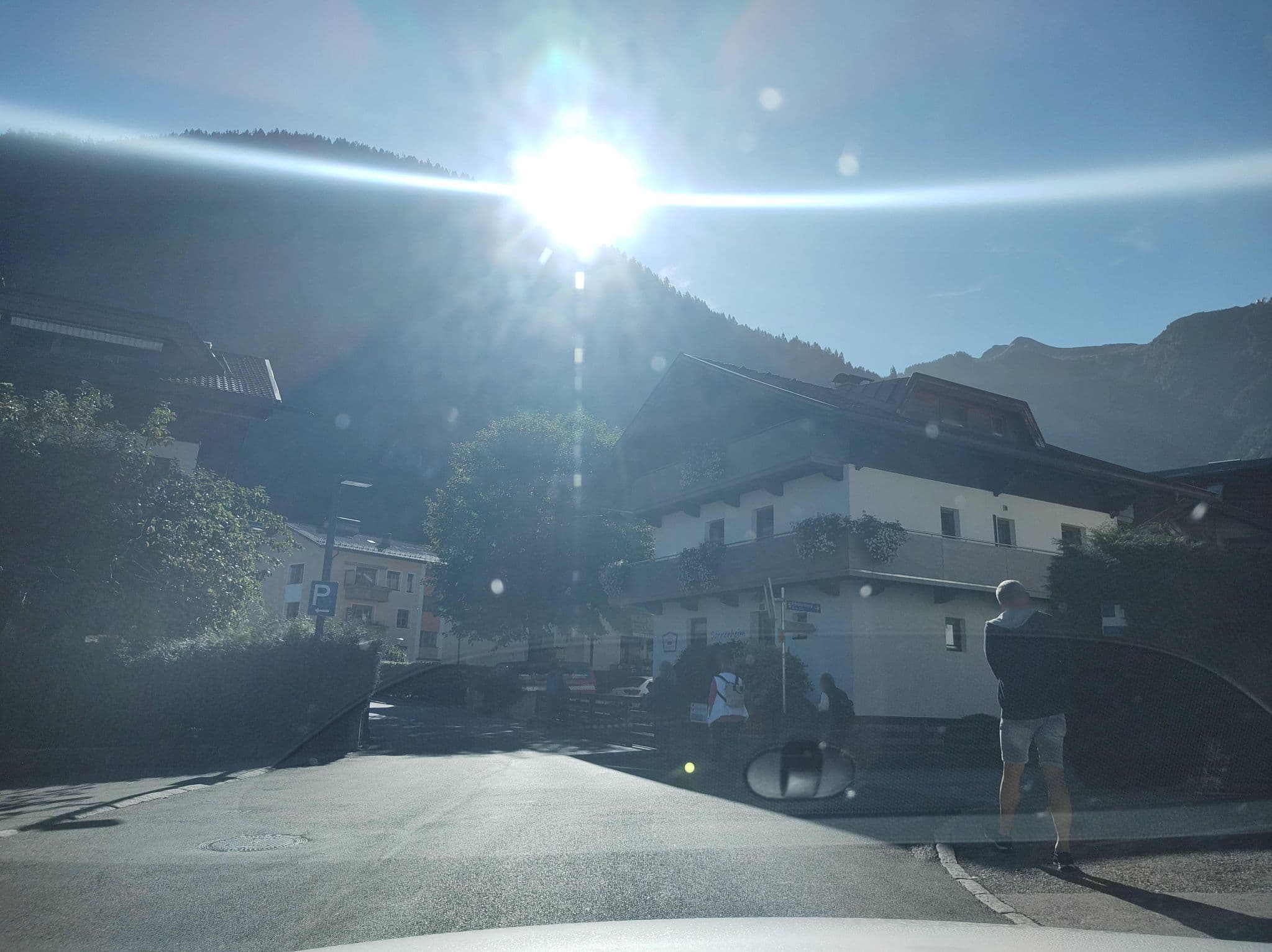 Street view near Hotel Maria Theresia, Mayrhofen