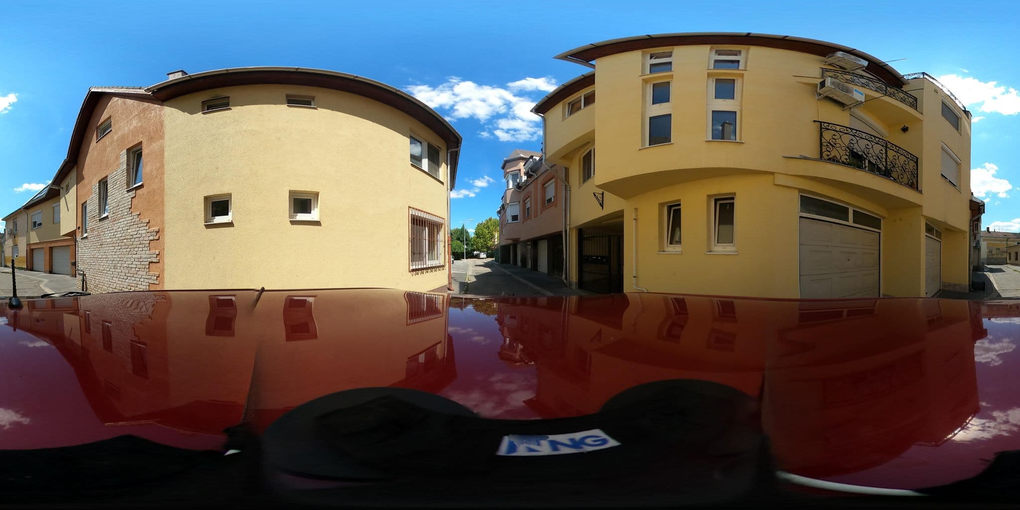 Street view near Semiramis Hotel, Szolnok — © nicevalley (CC BY-SA · Mapillary)