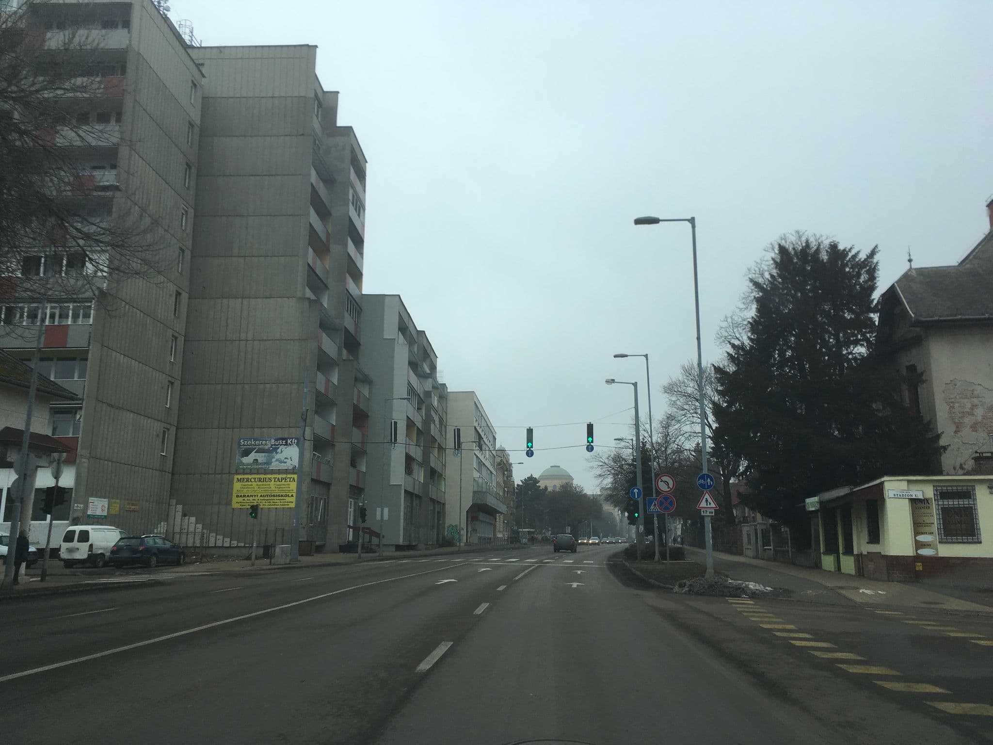Street view near Indium City Panzió, Eger — © chrisbeddow (CC BY-SA · Mapillary)