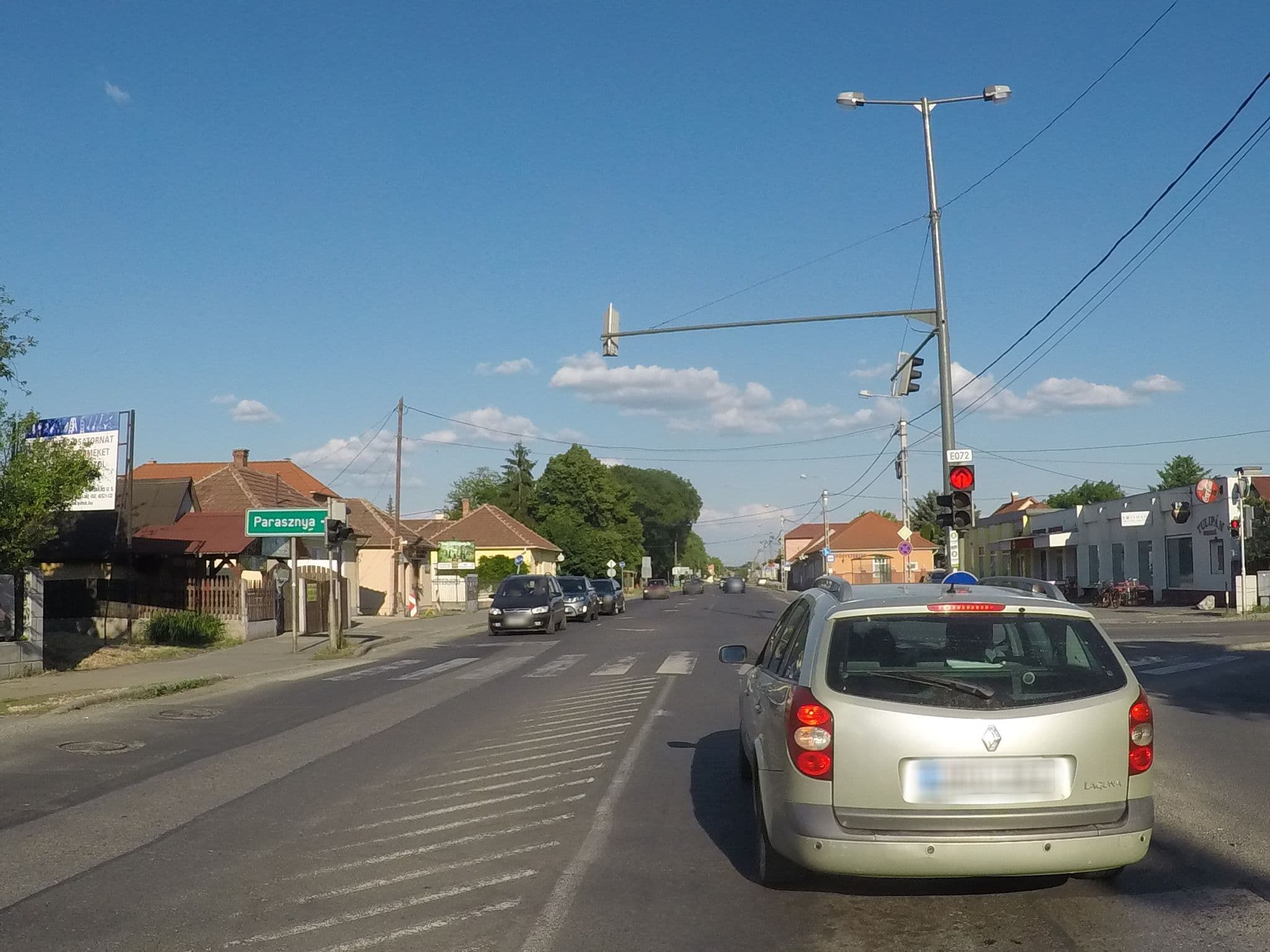 Street view near Lili Motel, Sajószentpéter — © chrisbeddow (CC BY-SA · Mapillary)