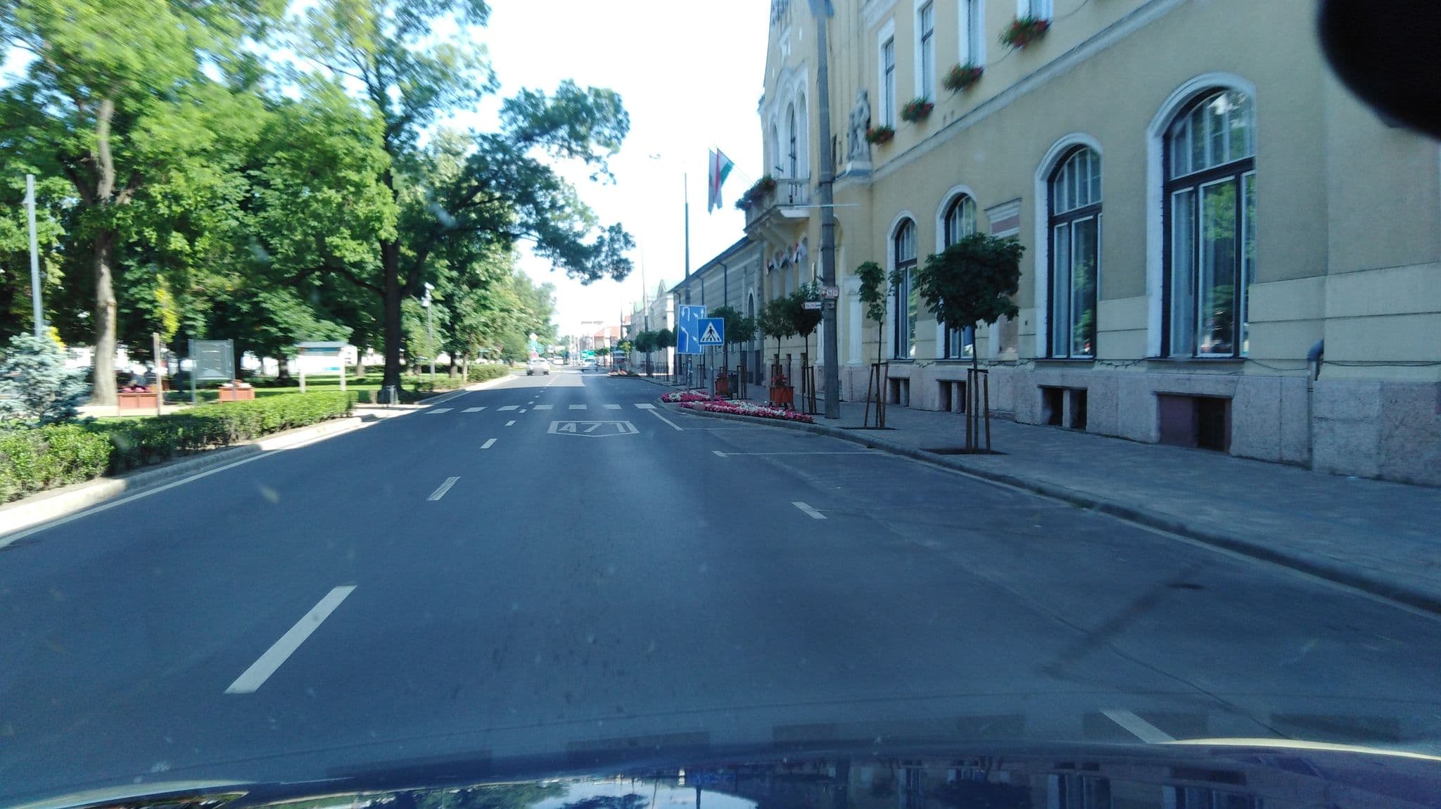 Street view near Hotel Hodi, Nyírbátor — © vazezolee2 (CC BY-SA · Mapillary)