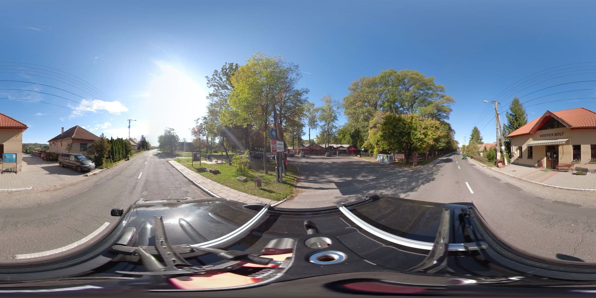 Street view near Széphalom, Múzeumkert Panzio, Sátoraljaújhely — © gmarta (CC BY-SA · Mapillary)