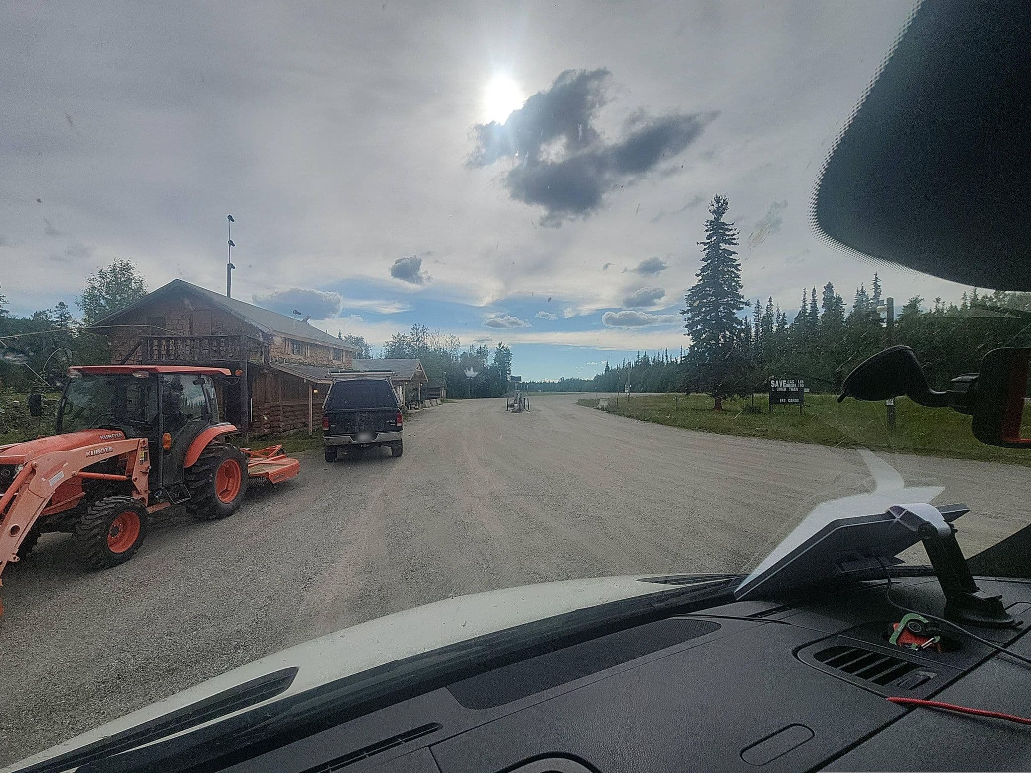 Street view near Contact Creek Gas Station;Contact Creek Lodge, Watson Lake — © rps333 (CC BY-SA · Mapillary)