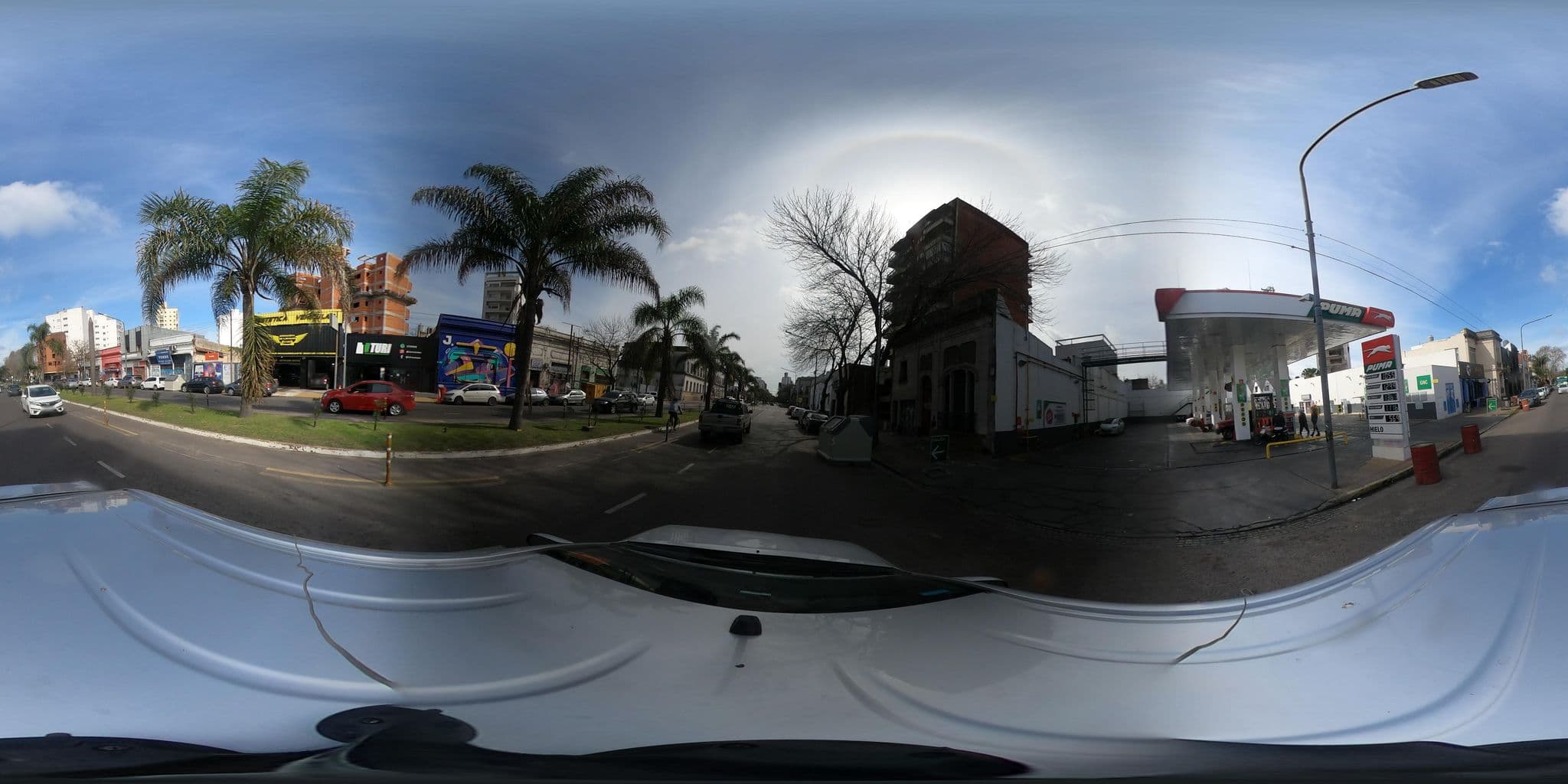 Street view near El Pueblito Hostel, La Plata — © kaart_360 (CC BY-SA · Mapillary)