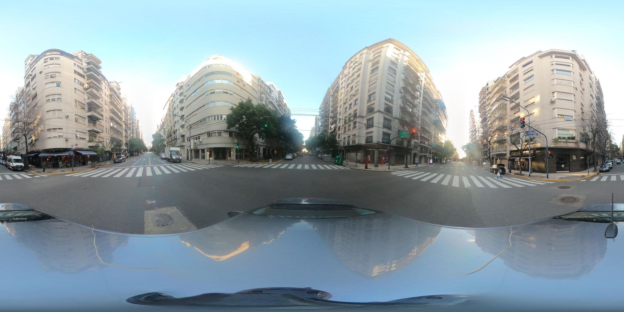 Street view near Intersur Recoleta Hotel, Retiro — © kaart_360 (CC BY-SA · Mapillary)