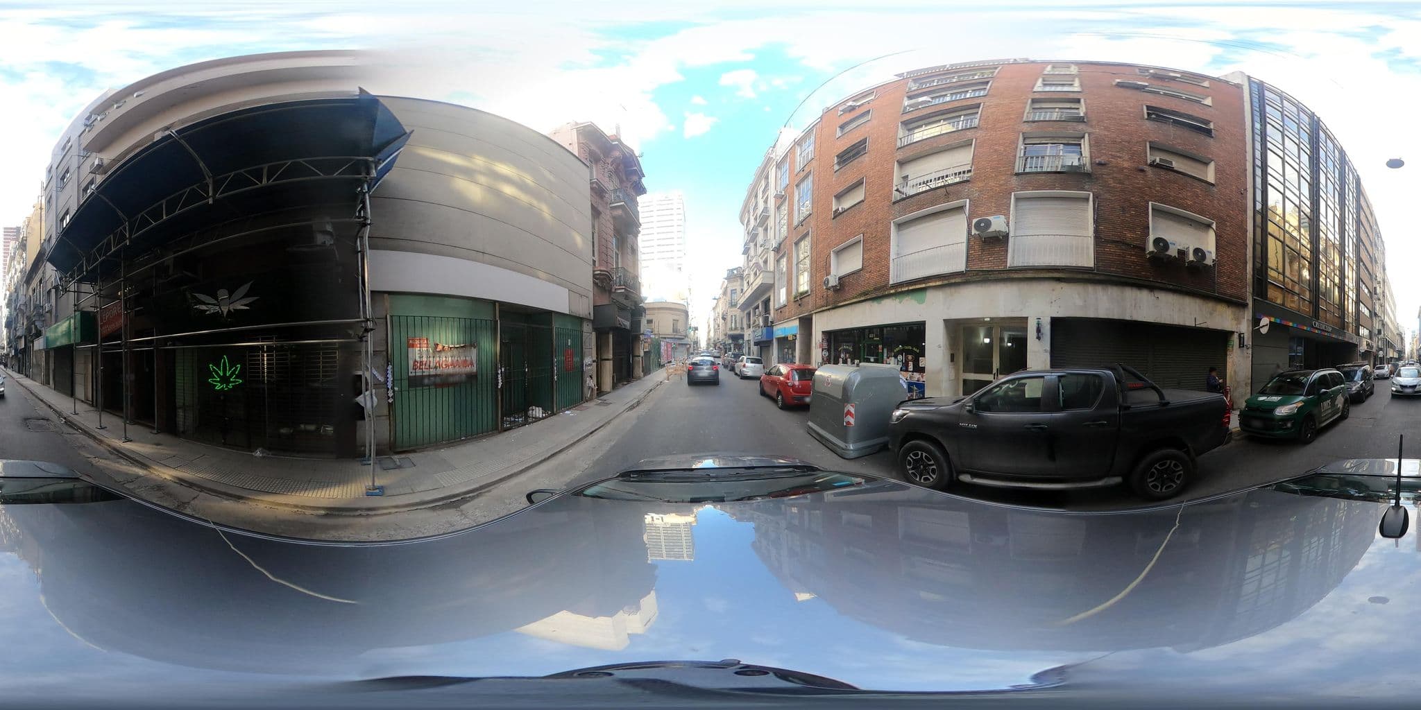 Street view near Galerias Hotel, Buenos Aires — © kaart_360 (CC BY-SA · Mapillary)