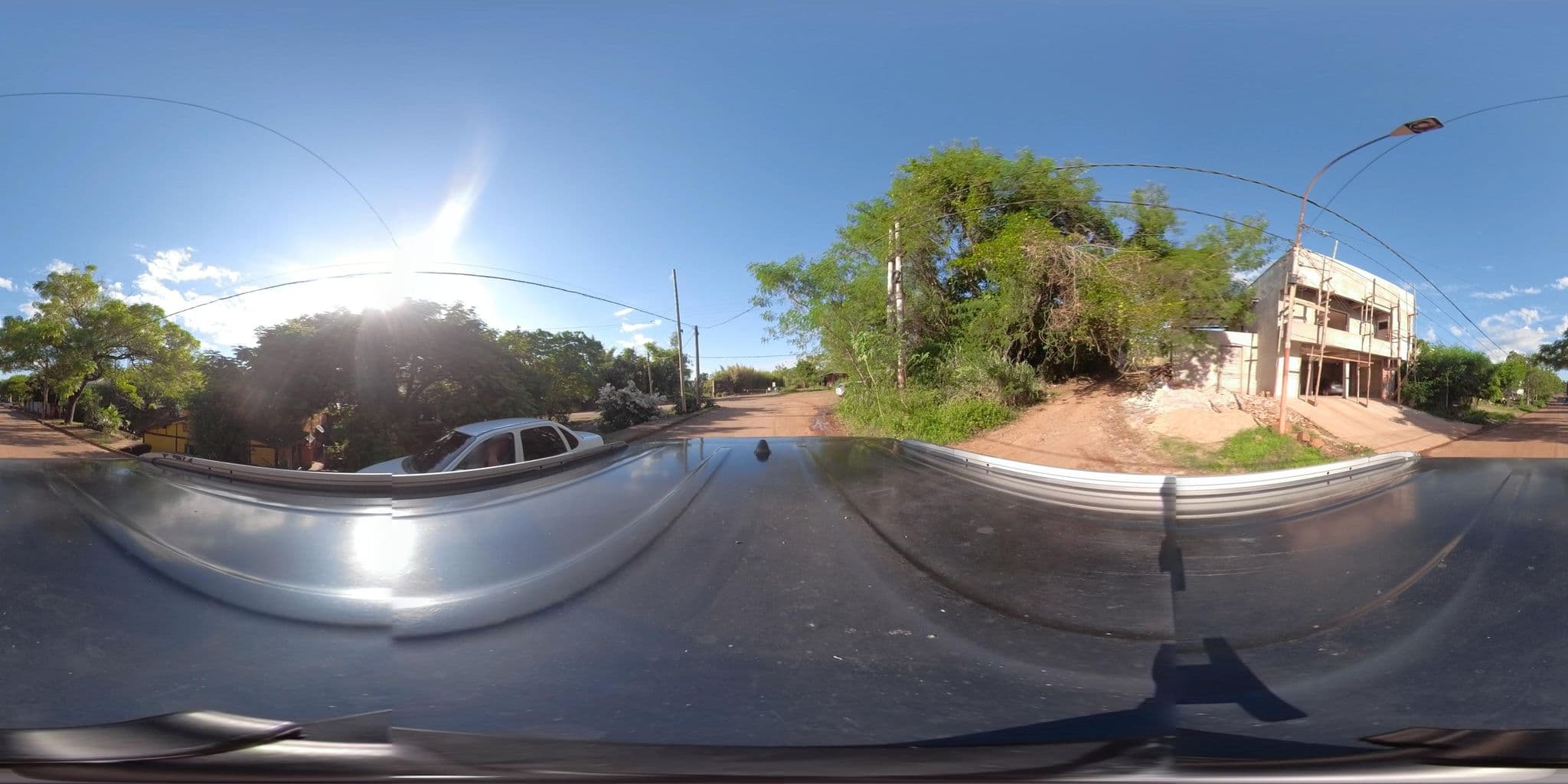 Street view near Hostel Las Piedras, Puerto Iguazú — © coralfm (CC BY-SA · Mapillary)
