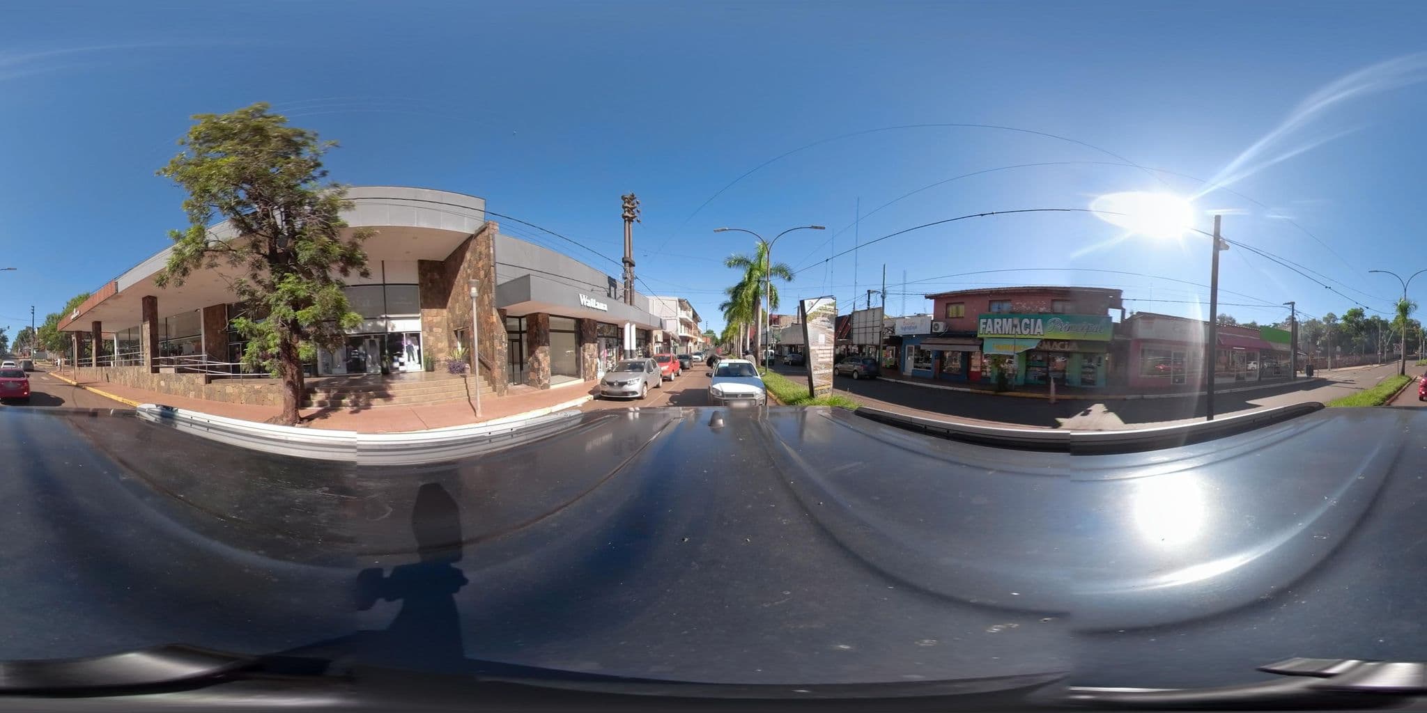 Street view near Hotel Nuevo Misiones, Puerto Iguazú — © coralfm (CC BY-SA · Mapillary)