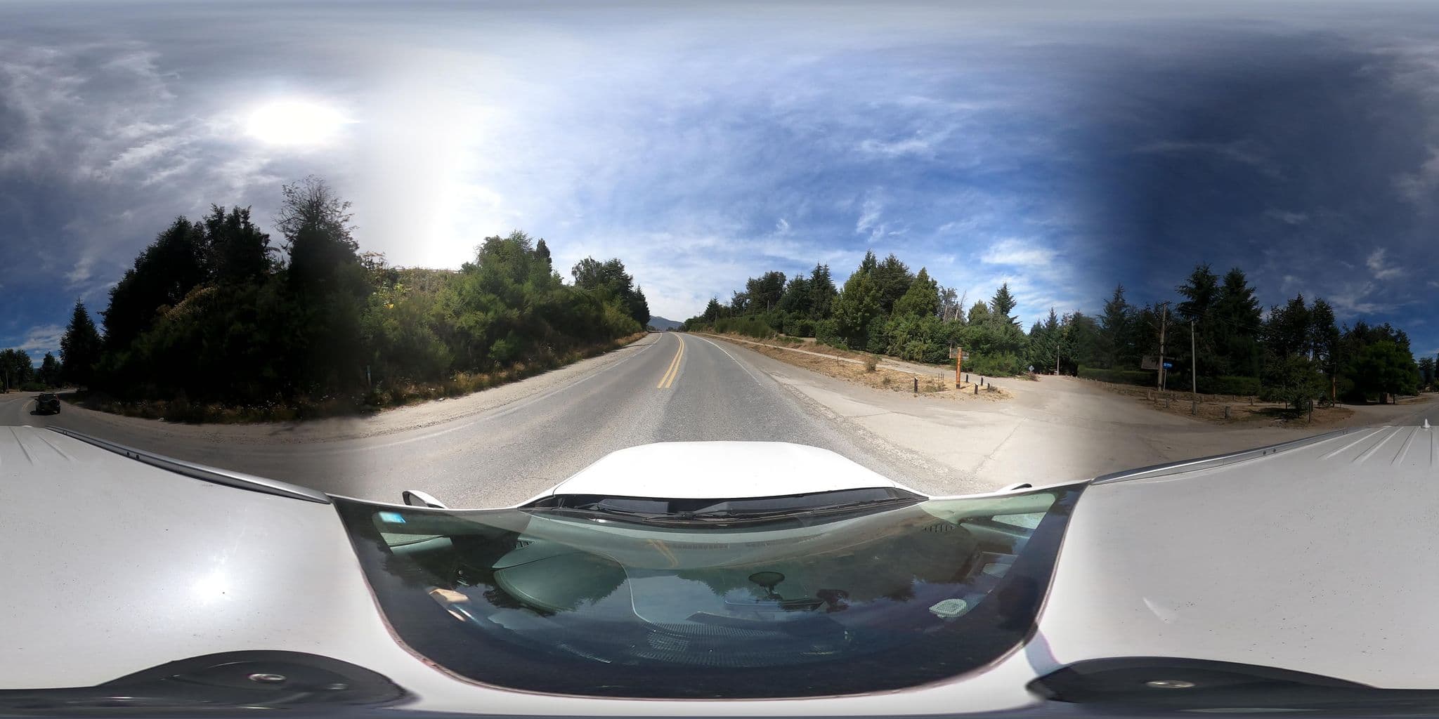 Street view near Cabañas la Villa de el Montañes, Villa La Angostura — © Kaart_Local (CC BY-SA · Mapillary)