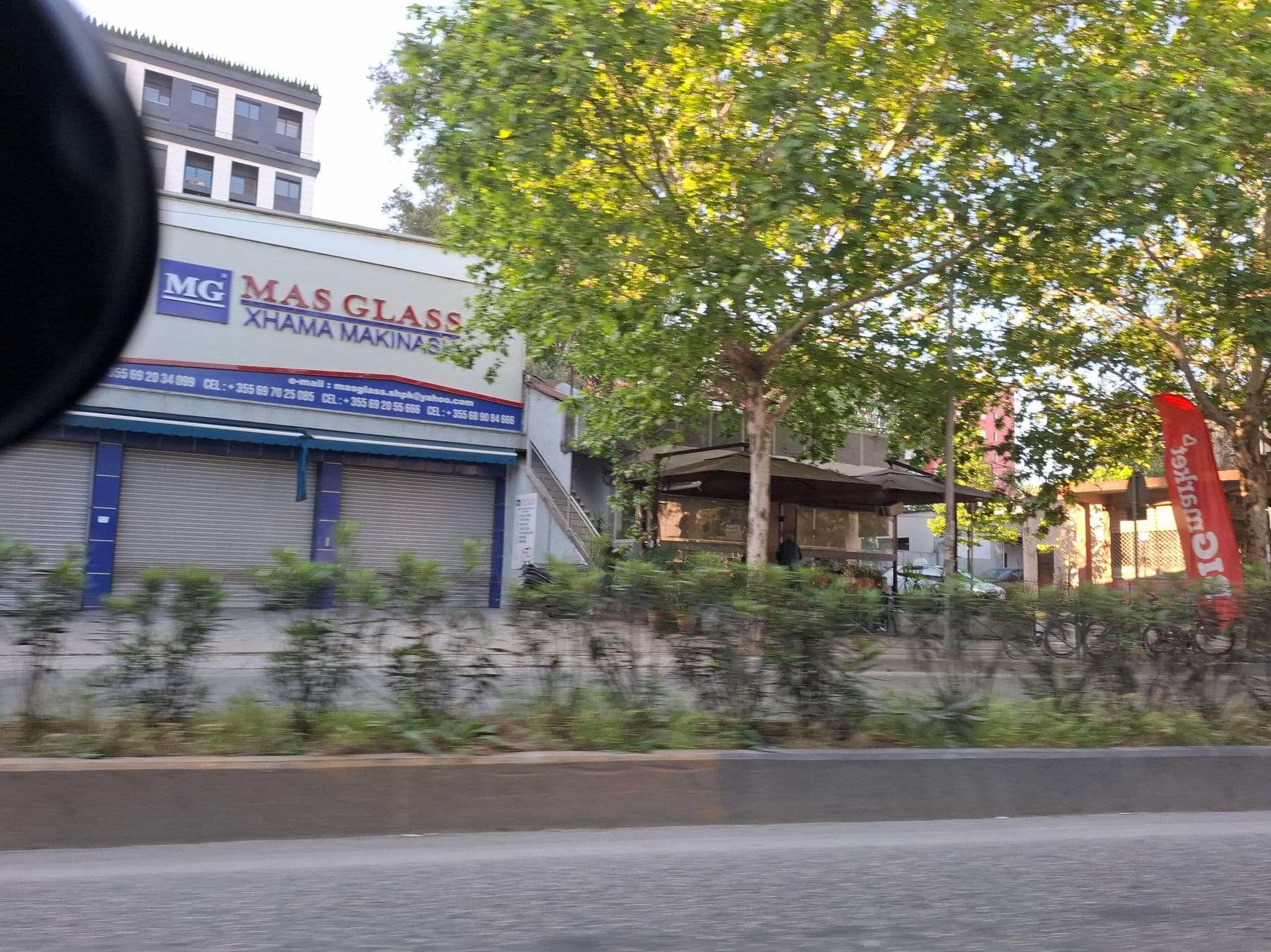 Street view near Soleo Hotel, Tirana