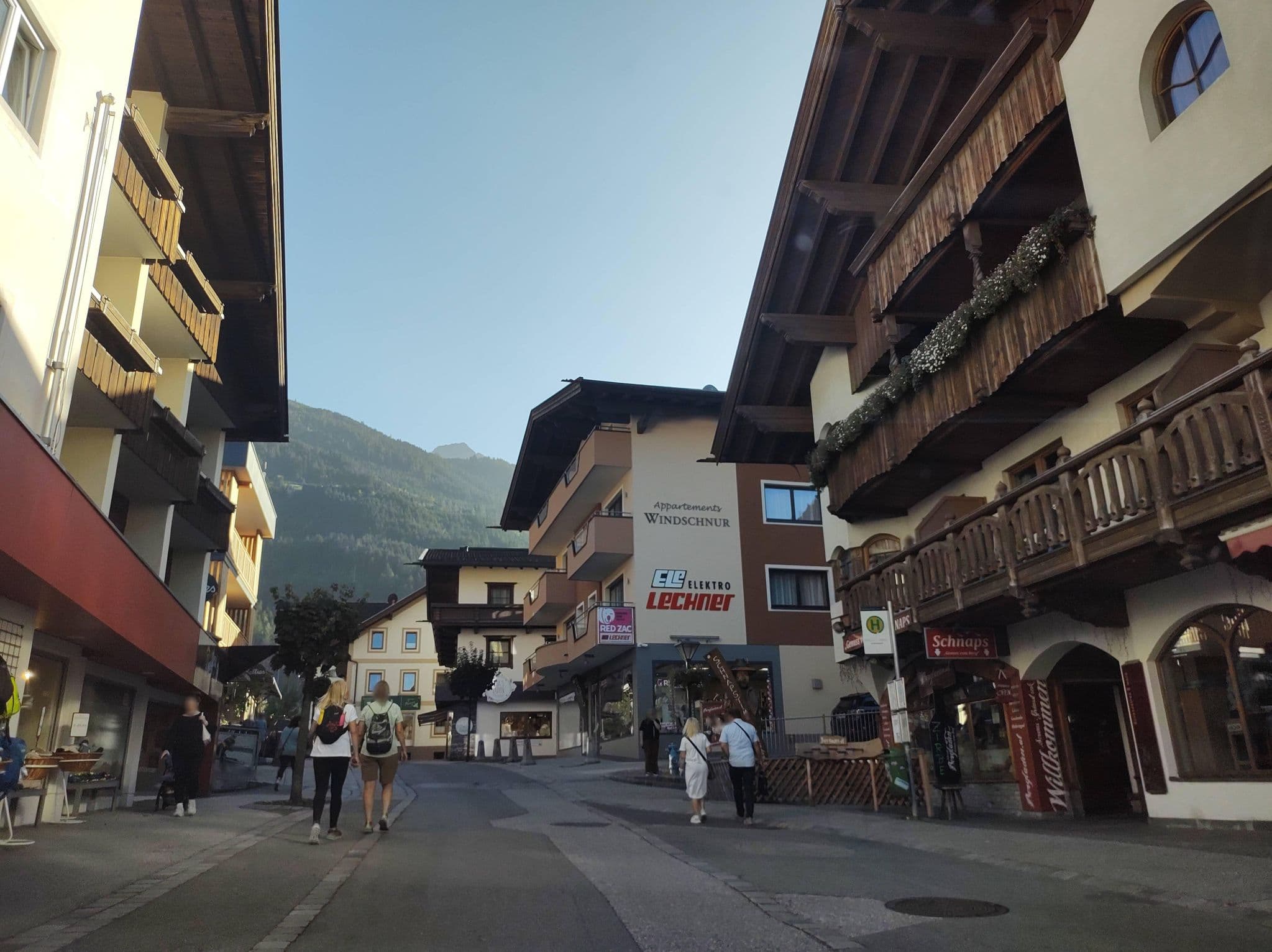 Street view near Villa Strass, Mayrhofen