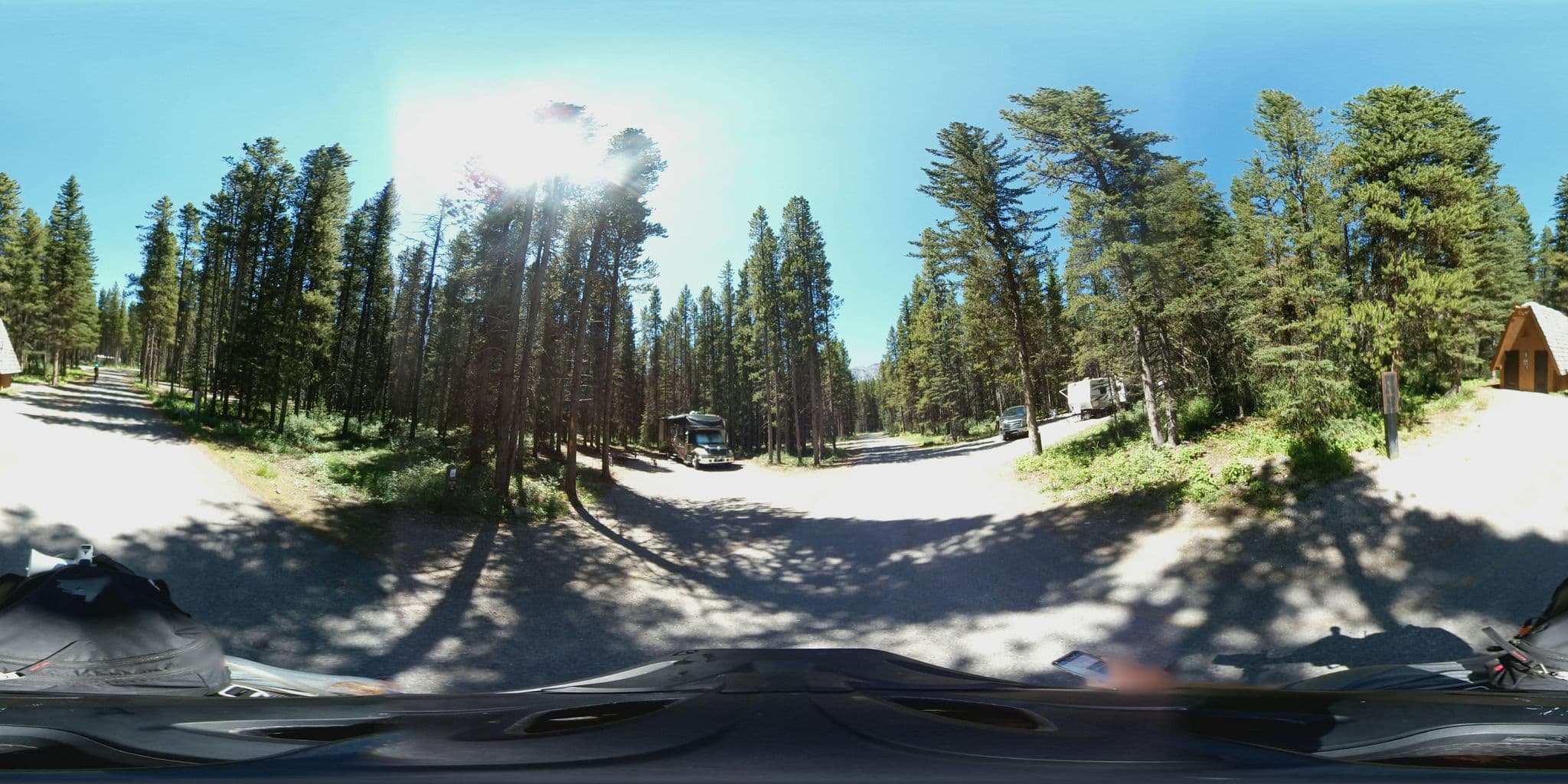 Street view near Elkwood Campground, Canmore