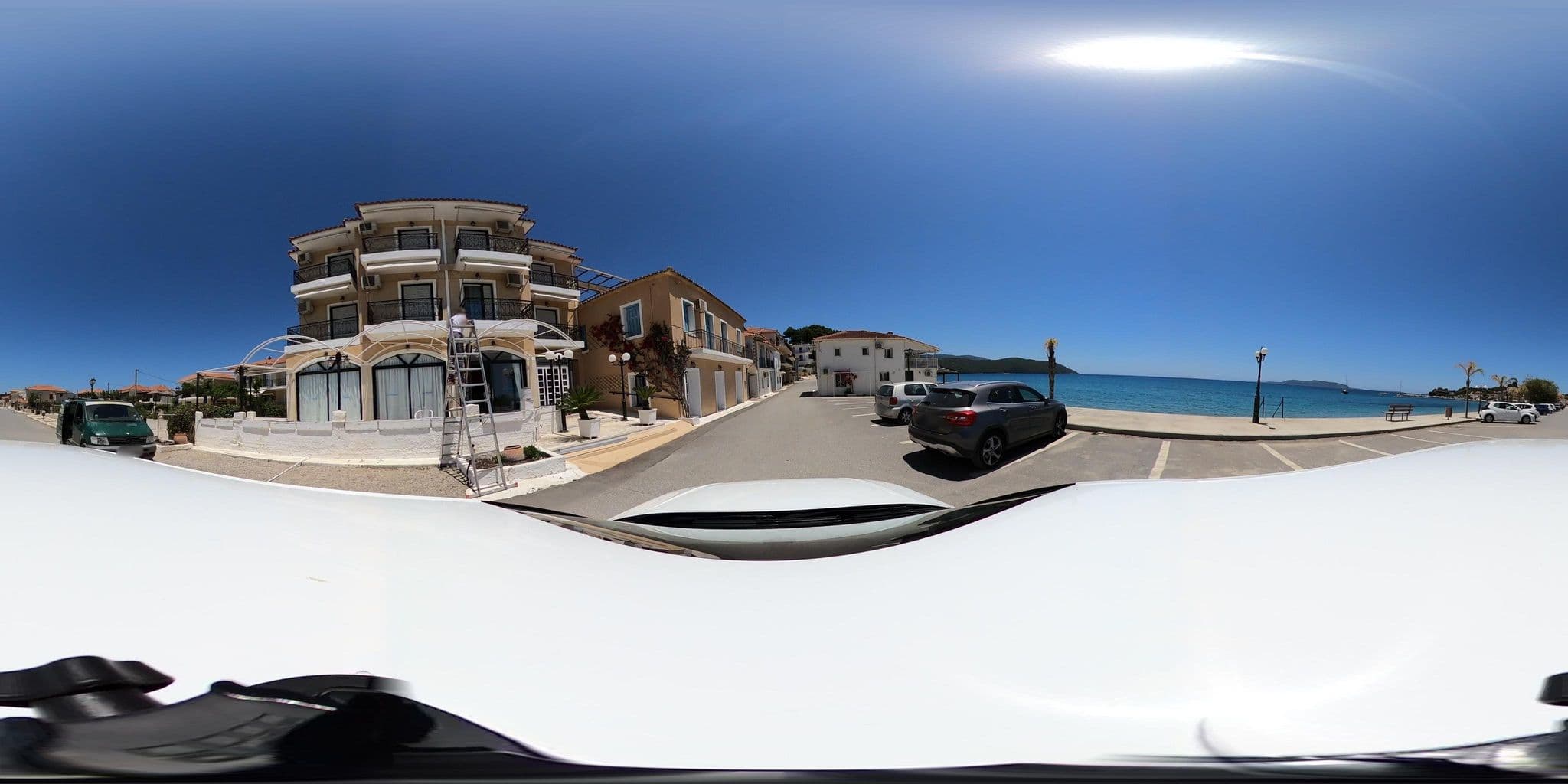Street view near Sun george, Methóni — © katagrafes (CC BY-SA · Mapillary)