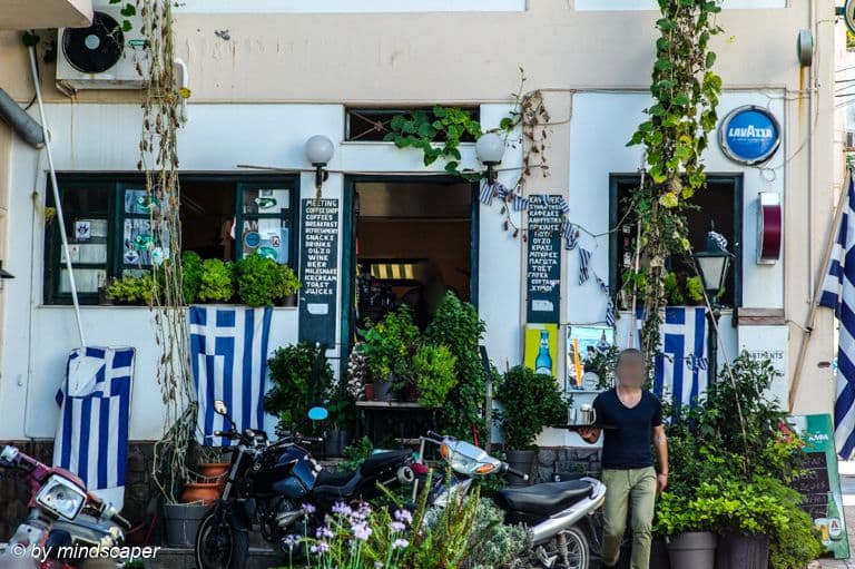 Street view near parthenon rooms, Koróni — © mindscaper (CC BY-SA · Mapillary)