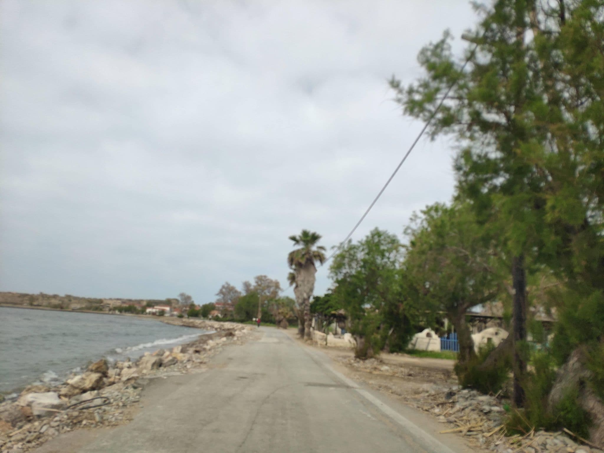 Street view near Sunny Apartments On The Beach, Methóni — © pppetros (CC BY-SA · Mapillary)