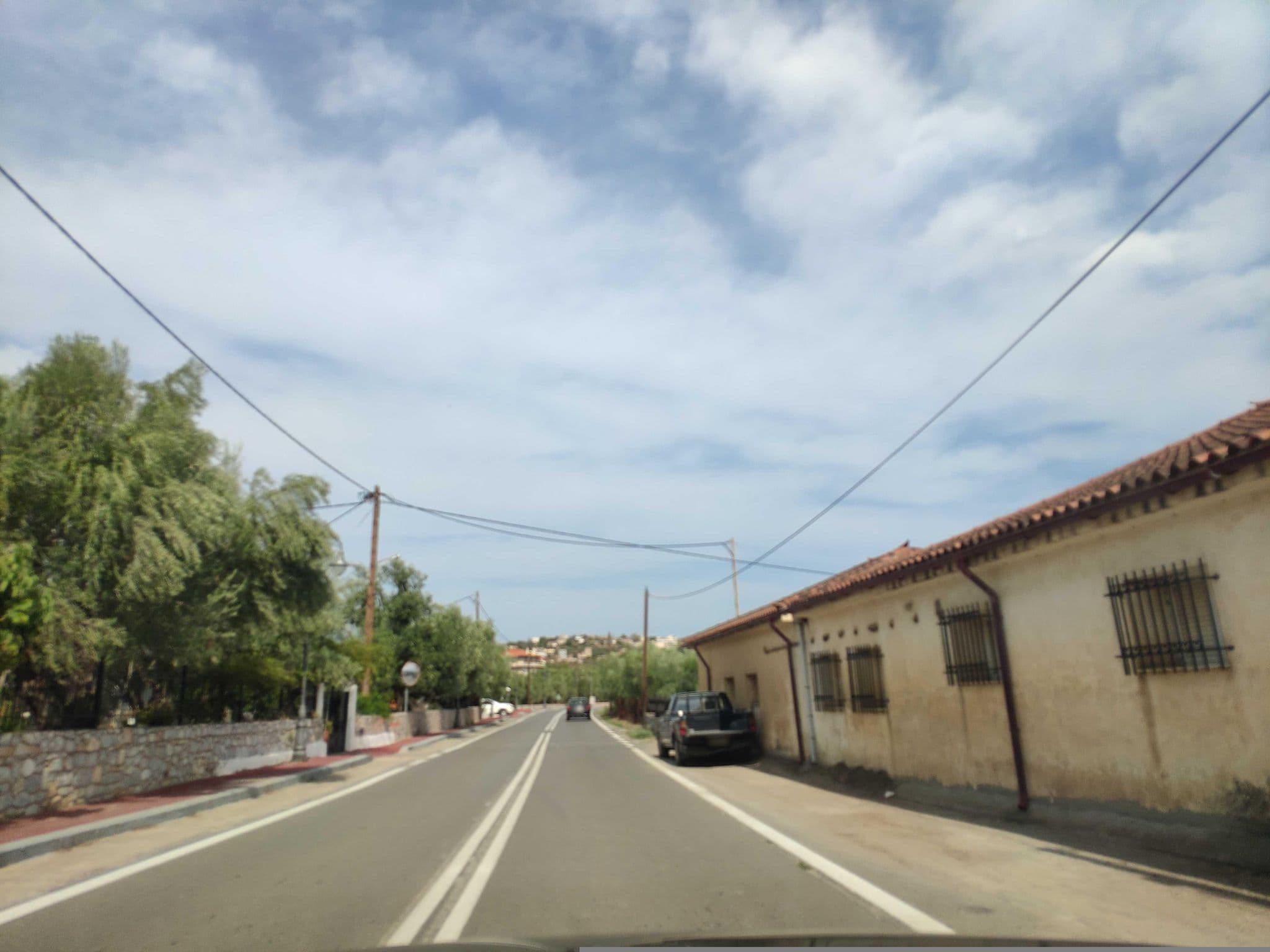 Street view near Elaianthos Apartments, Gýtheio — © pppetros (CC BY-SA · Mapillary)