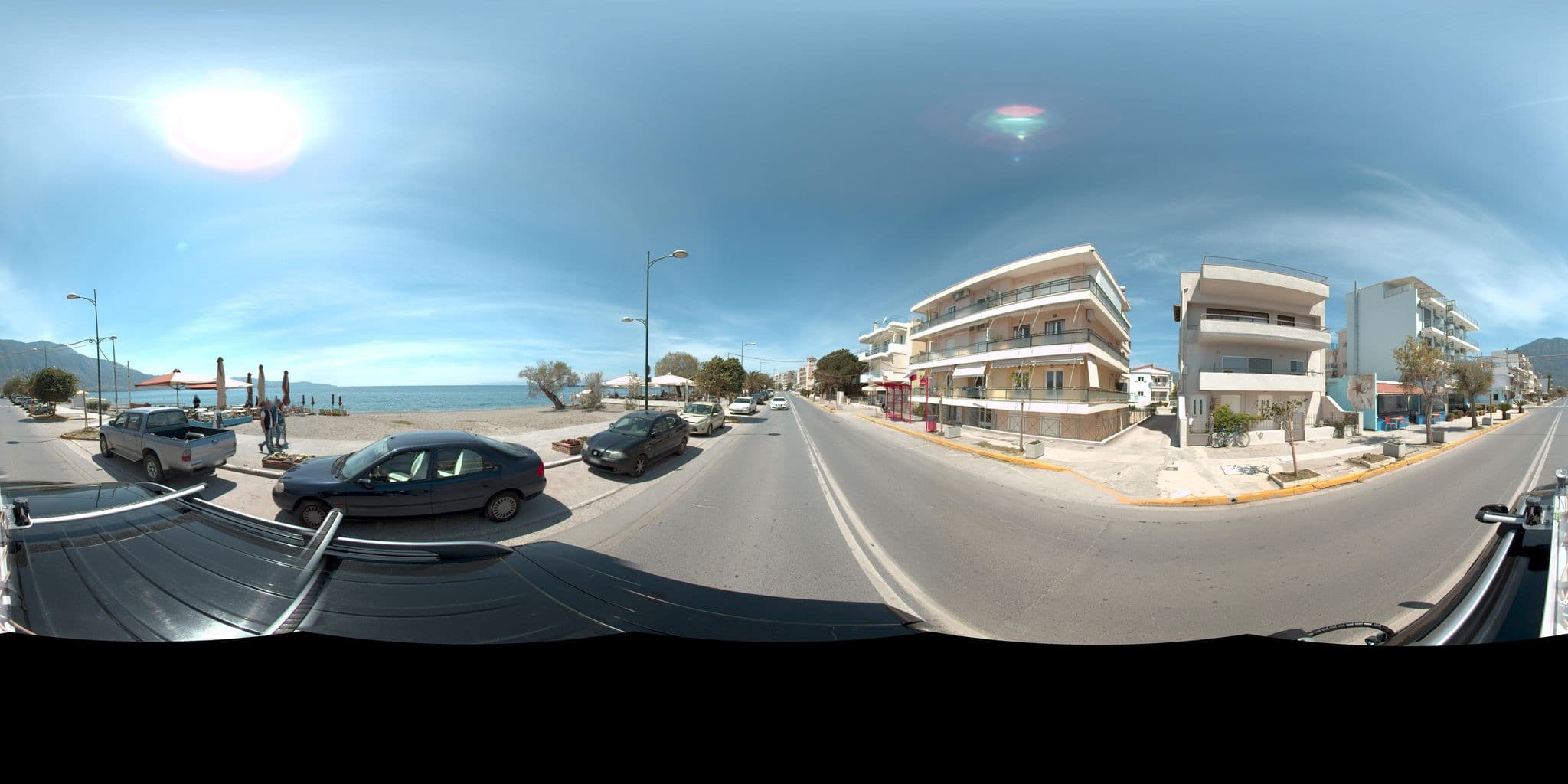 Street view near Nedon Hotel, Kalamata — © MarianPanagiotopoulou (CC BY-SA · Mapillary)