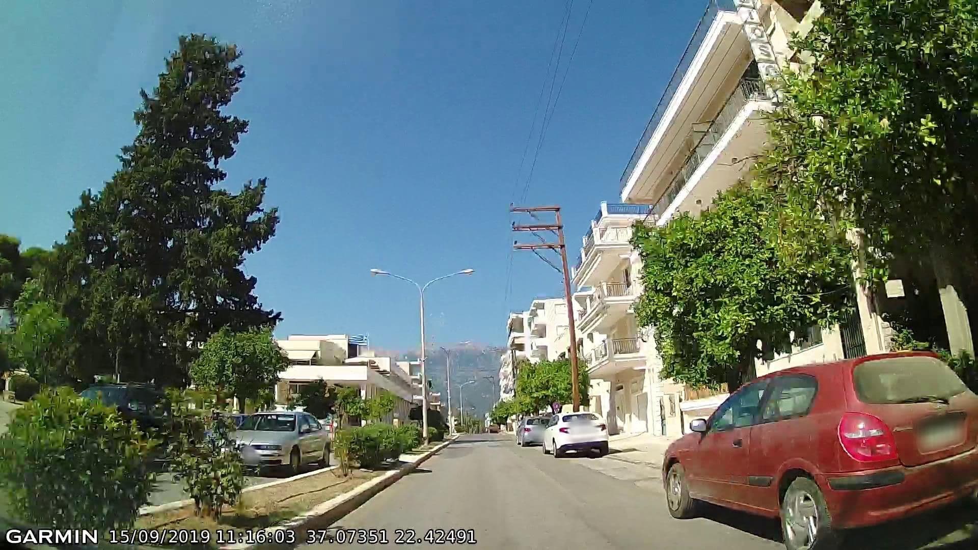 Street view near Hotel Dioscouri, Sparta — © pppetros (CC BY-SA · Mapillary)